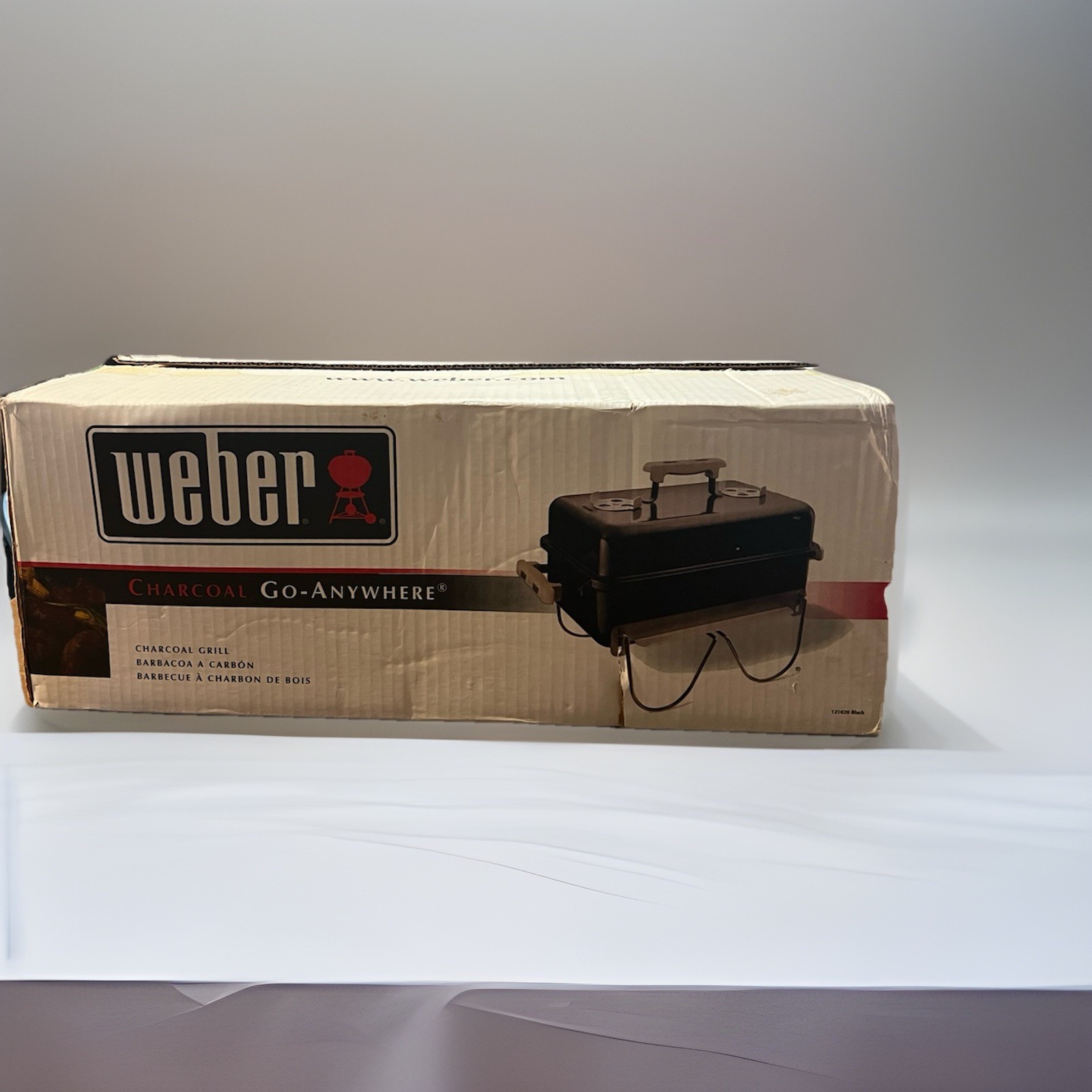 Vintage 1999 Weber Go Anywhere Outdoor Grill in Jet Black RARE NIB NEW