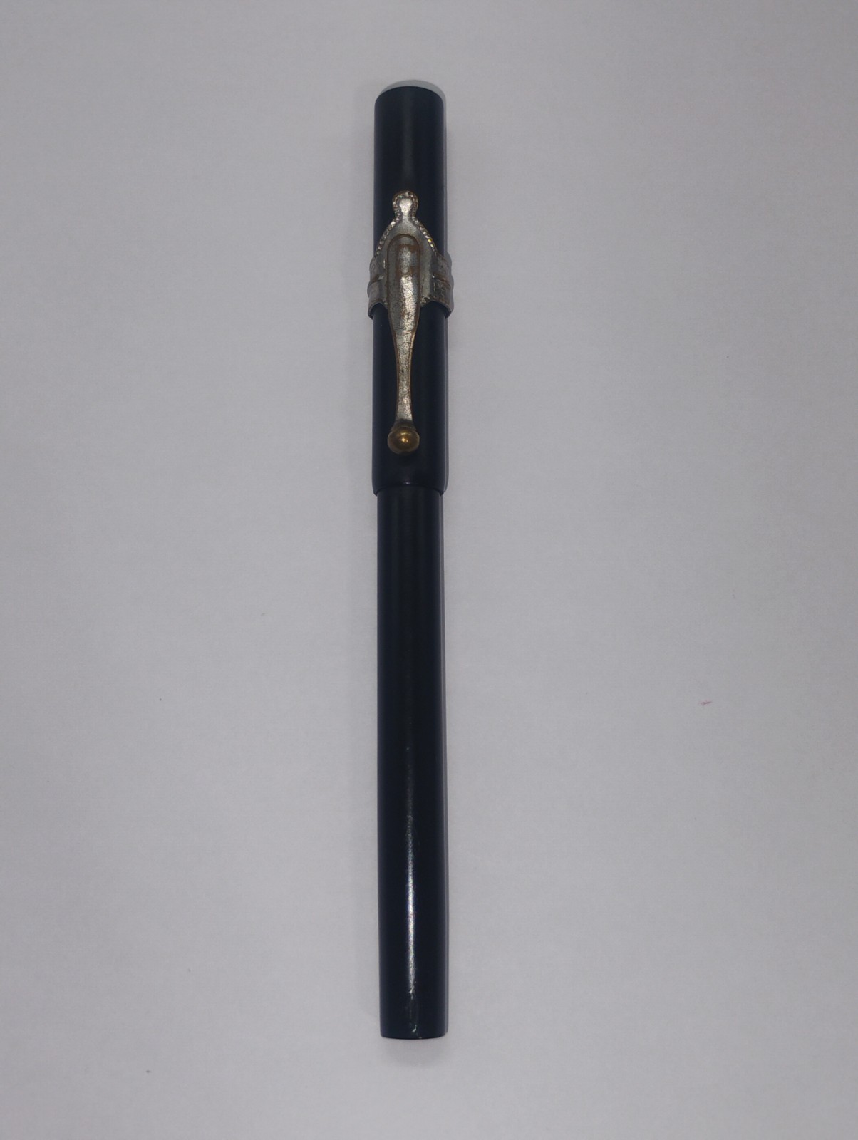 Vintage Parker Lucky Curve #18 Black Fountain Pen Untested