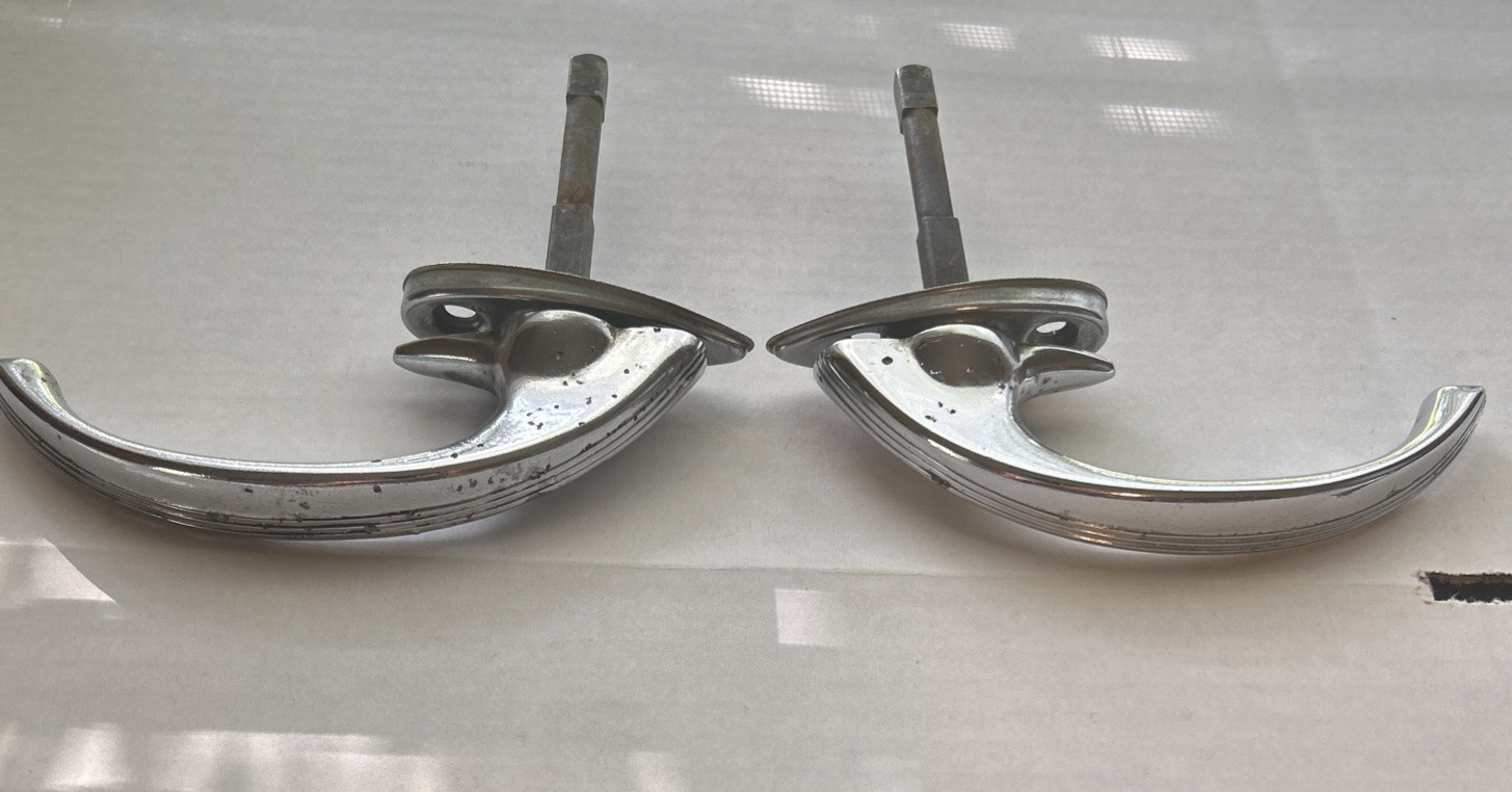 1939~1940 Plymouth exterior DOOR HANDLES Vintage Original 1939~1940 Plymouth exterior DOOR HANDLES Vintage Original
