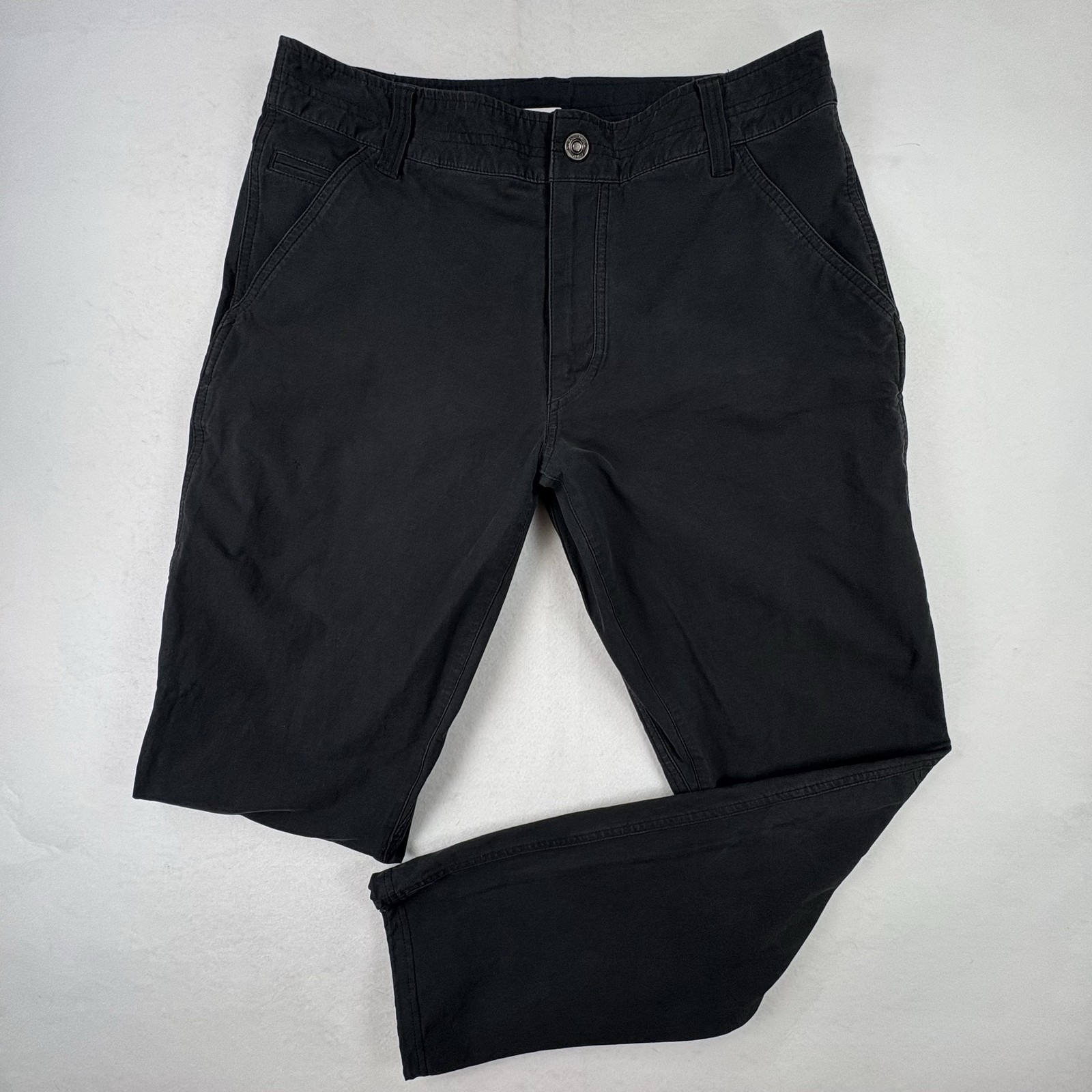 Kuhl Resistor Chino Pants Mens 34x32 (Fits 34x30) Black Stretch Water Resistant