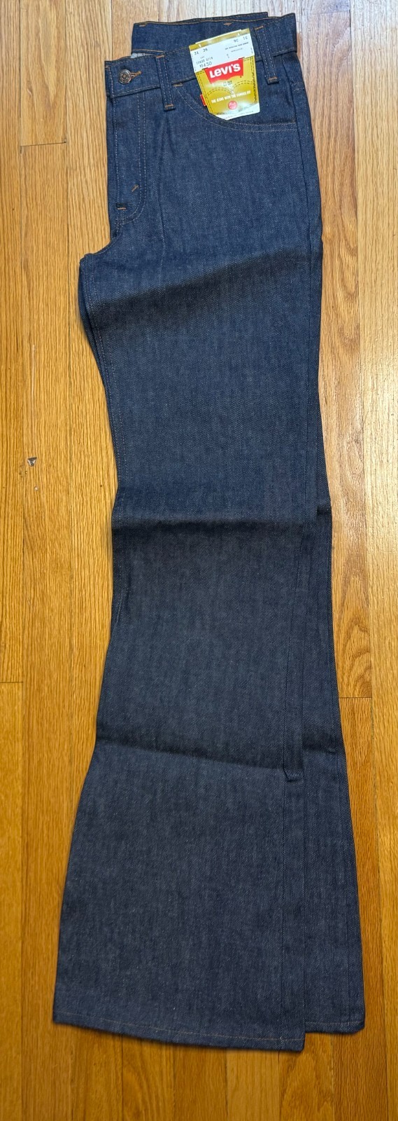 Levi\'s DENIM Bell Bottoms LO CUT VINTAGE 1970 DEADSTOCK 31 x 36  JEANS