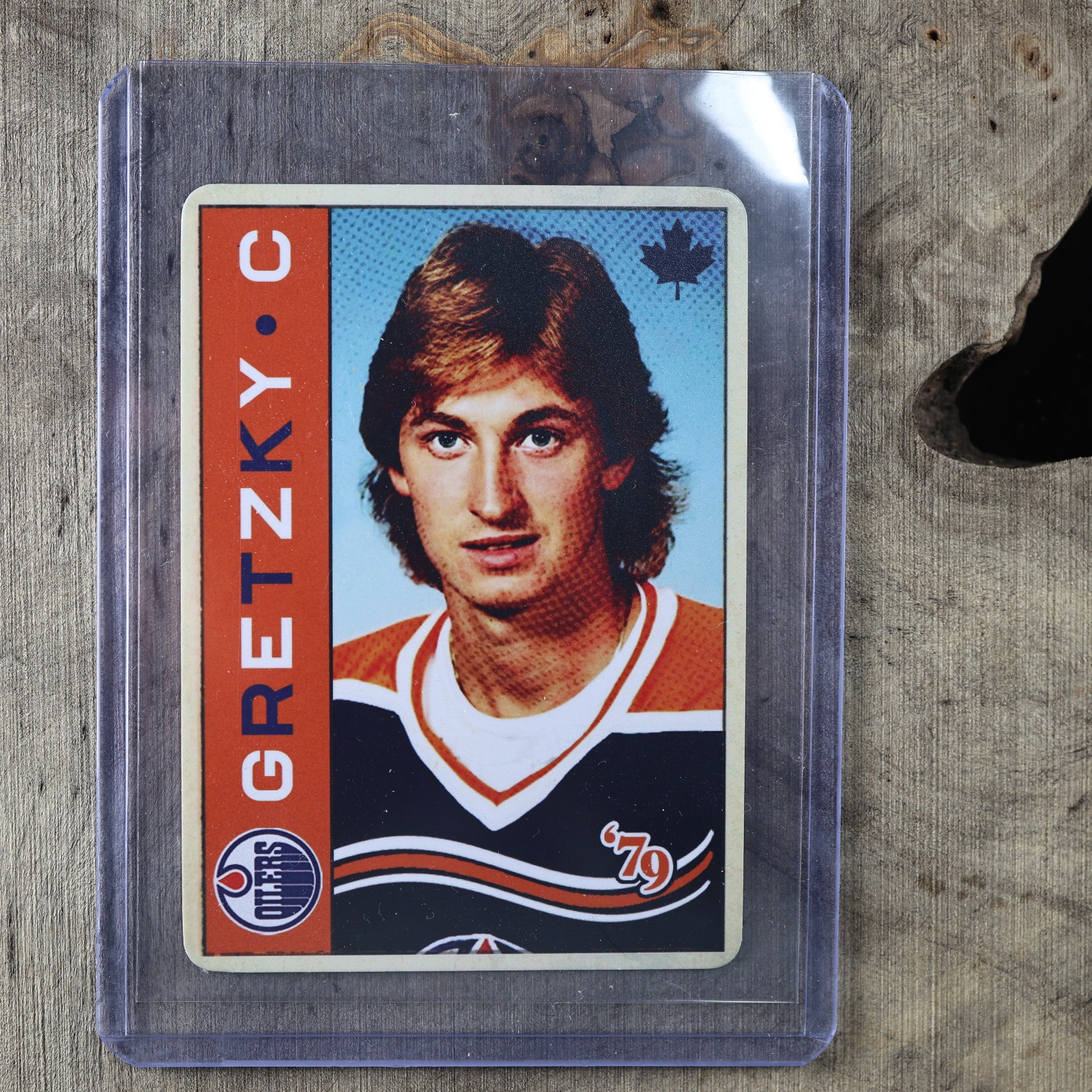 1979 WAYNE GRETZKY Rookie Edmonton Oilers Promo Card Future Star 1979 WAYNE GRETZKY Rookie Edmonton Oilers Promo Card Future Star