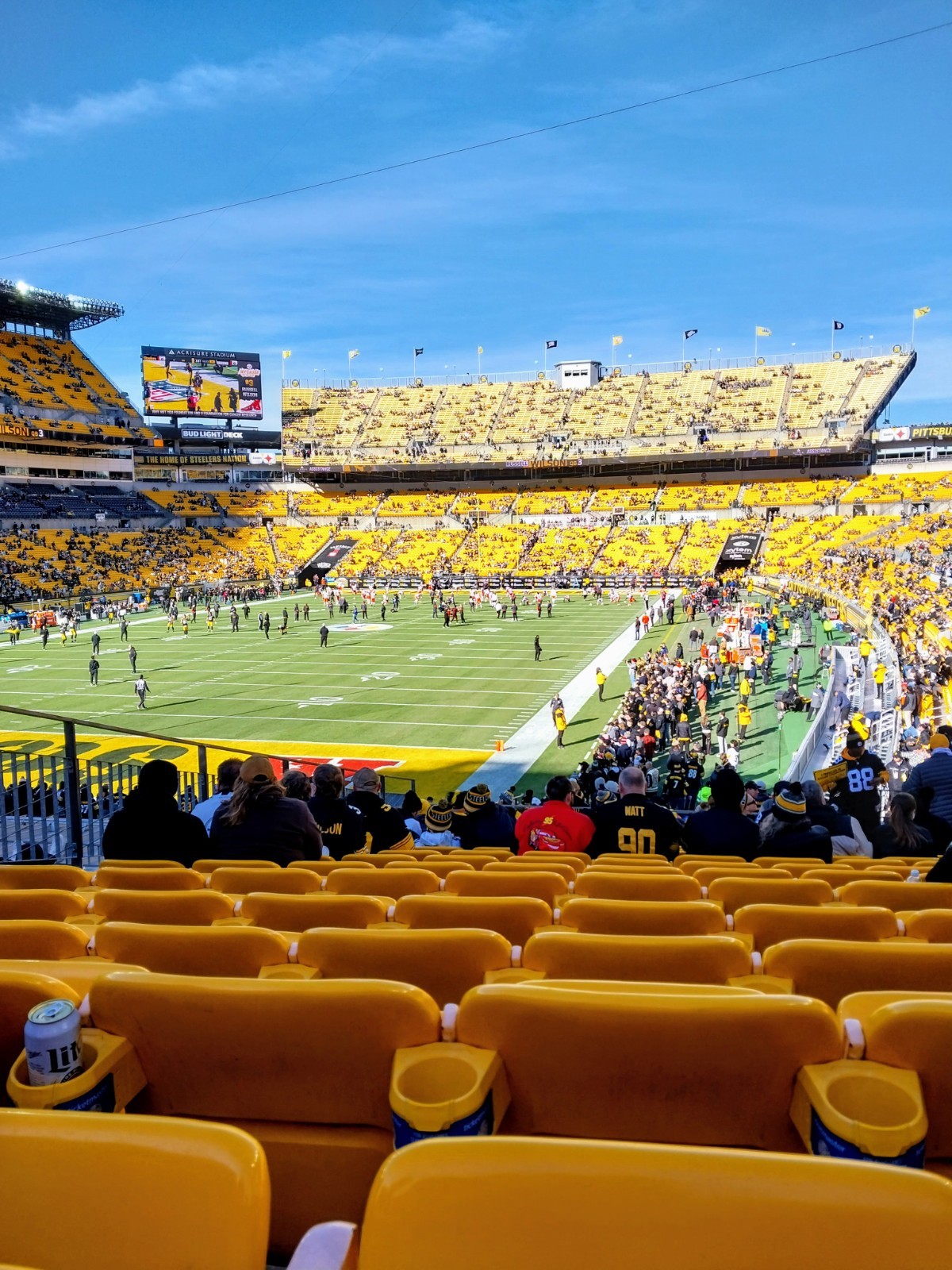 Pittsburgh Steelers Vs Cleveland Browns 11/1 Section 101 Row AA  (2  tickets )
