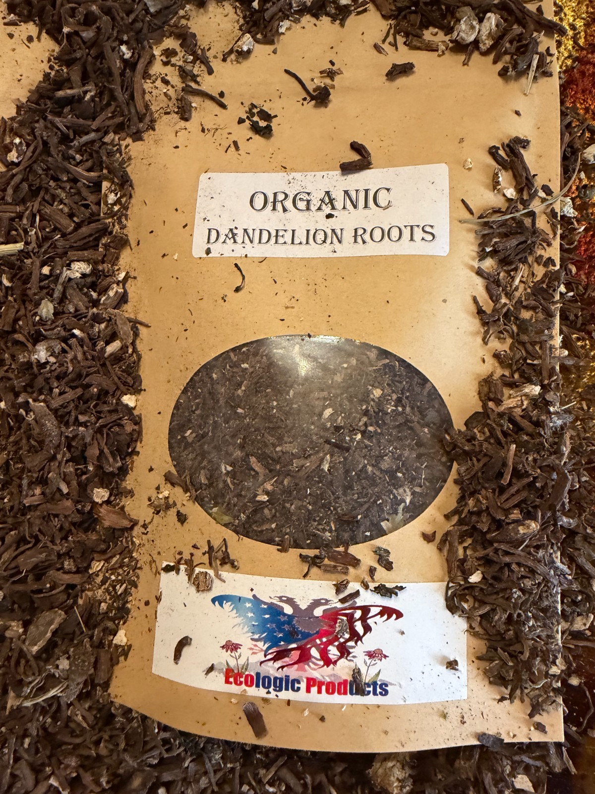 Organic European Dried Dandelion Root – Cut & Sifted – Herbal EcoProd .