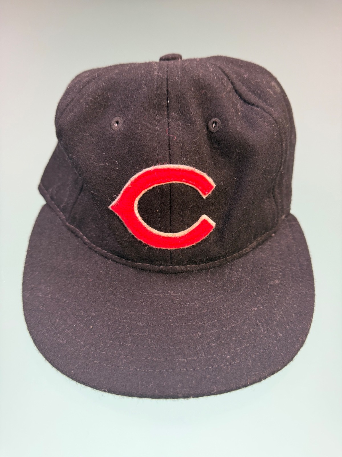 VTG Ebbets Field Flannels 1959 Cornell University Wool Baseball Hat 7 3/8 USA VTG Ebbets Field Flannels 1959 Cornell University Wool Baseball Hat 7 3/8 USA