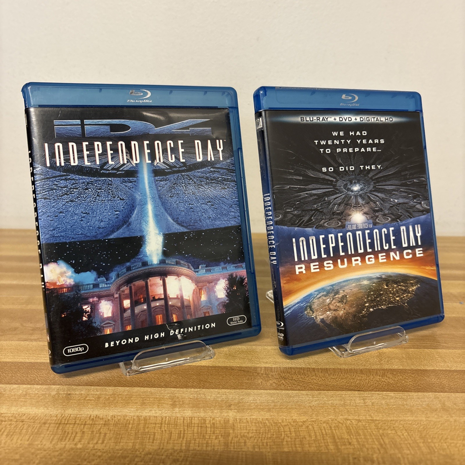 Independence Day & Independence Day Resurgence (Blu-ray Bundle Deal) VGC
