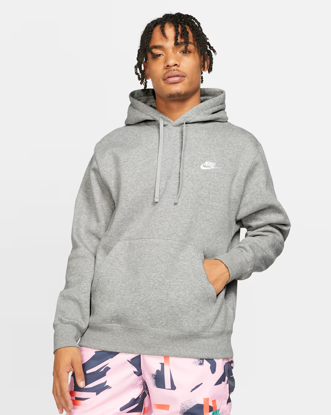 Nike Sportswear Club Fleece Pullover Hoodie 2XL GREY