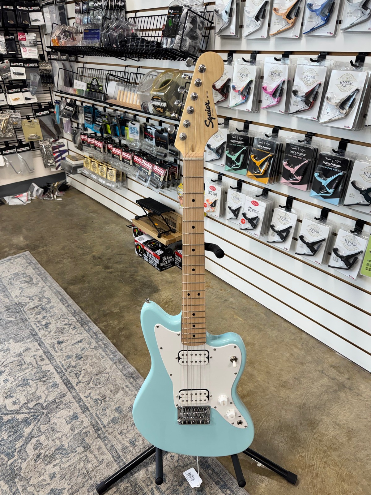 Squier Mini Jazzmaster HH - Daphne Blue