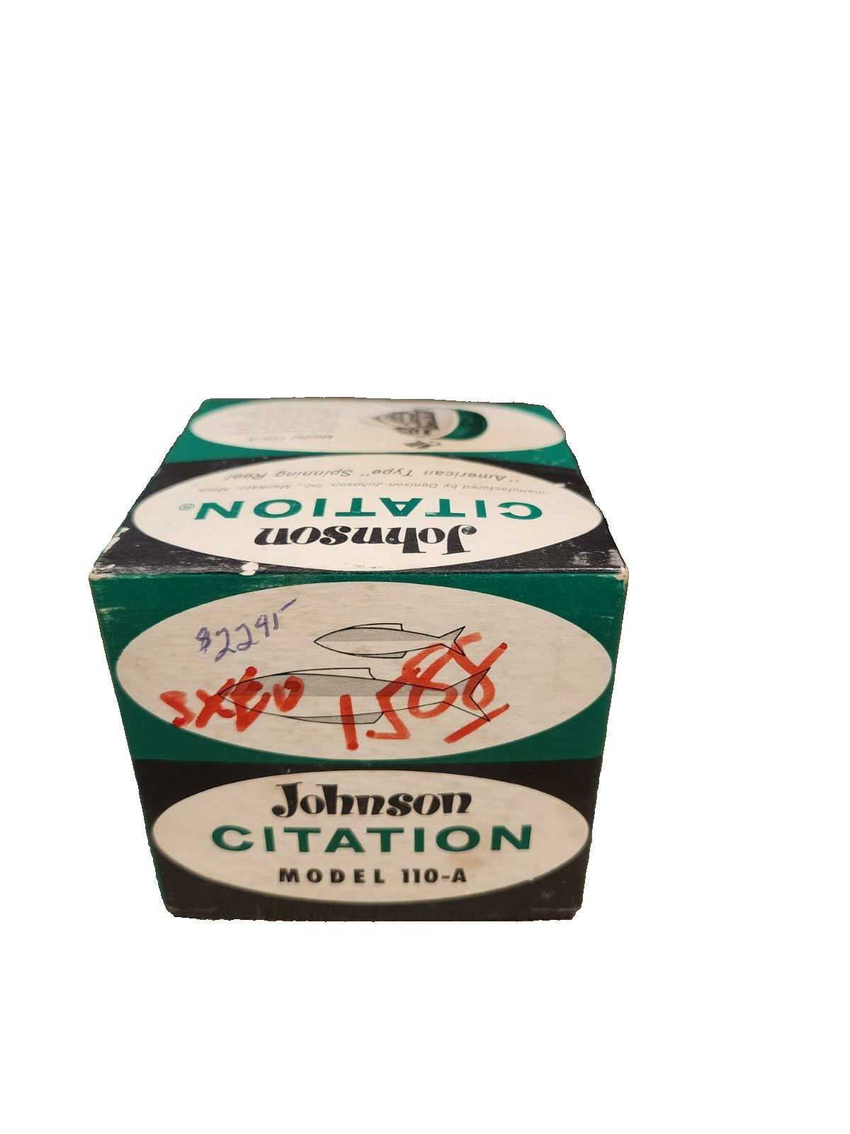 JOHNSON CITATION Model 110A Spin Casting Fishing Reel USA NOS Please read