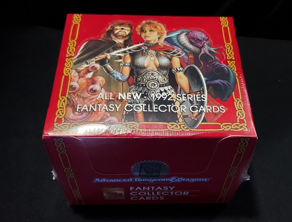 1992-TSR-2nd Ed. Advanced Dungeons & Dragon Fantasy Collector Cards-Sealed Box