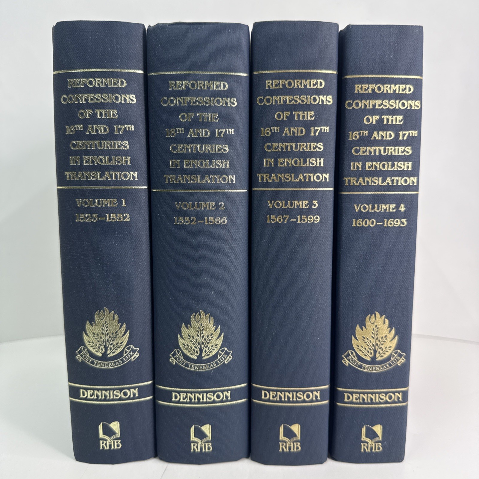 Reformed Confessions 16th 17th Centuries in English Translation 4 Volume Set HC