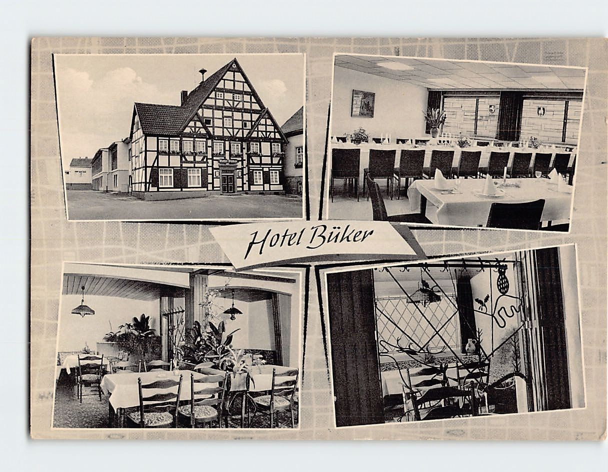 Postcard Hotel Büker Erwitte Germany