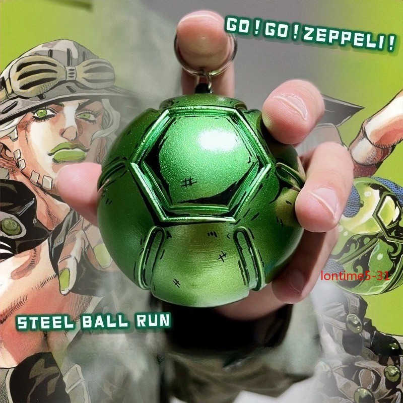 Anime JoJo\'s Bizarre Adventure Gyro Zeppeli Steel Ball 3D Printed Toy Accessory Anime JoJo\'s Bizarre Adventure Gyro Zeppeli Steel Ball 3D Printed Toy Accessory