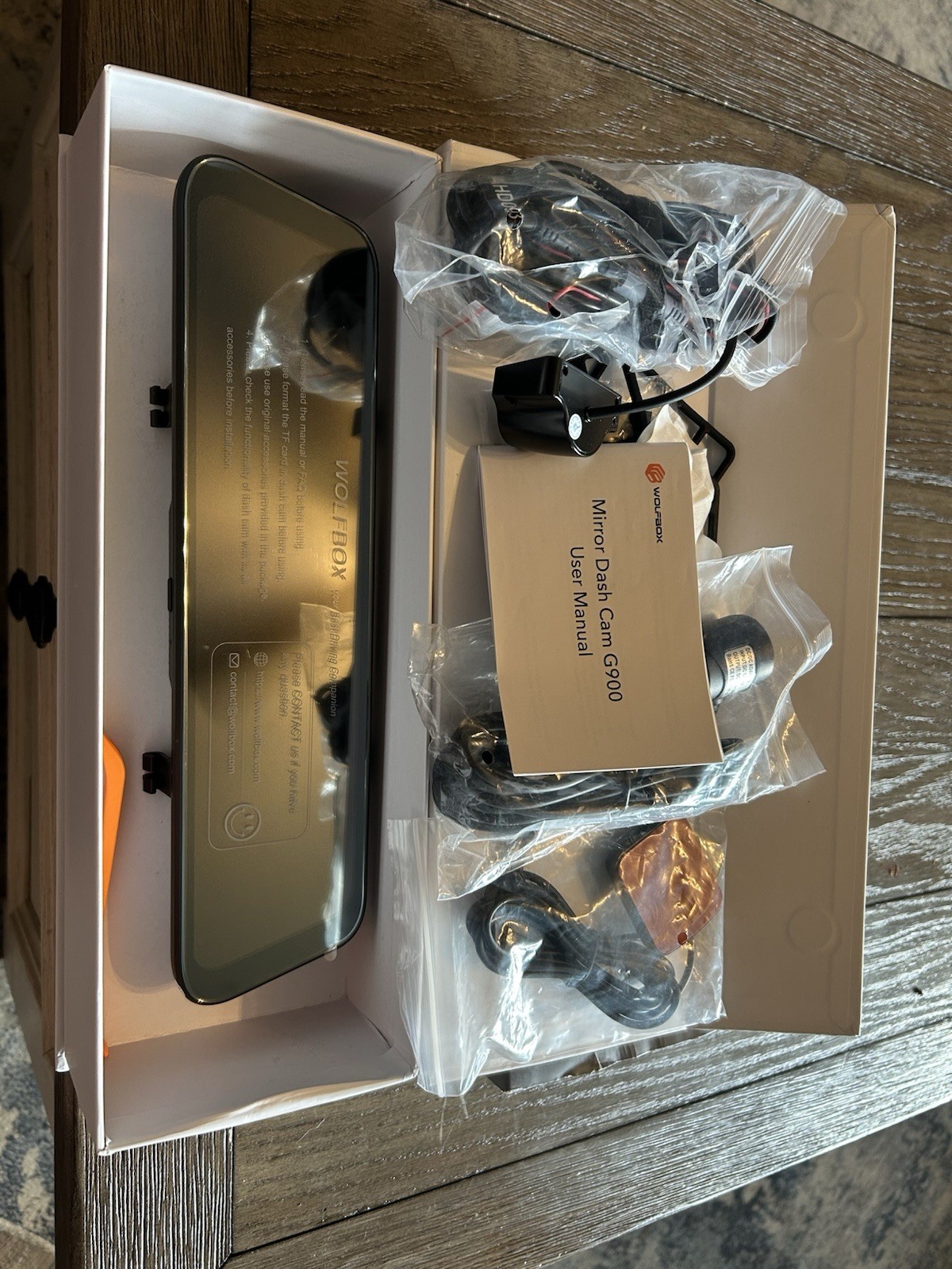 WOLFBOX G900PRO IMX678 Dash Cam Video Recorder Camera&Polarizing Lens