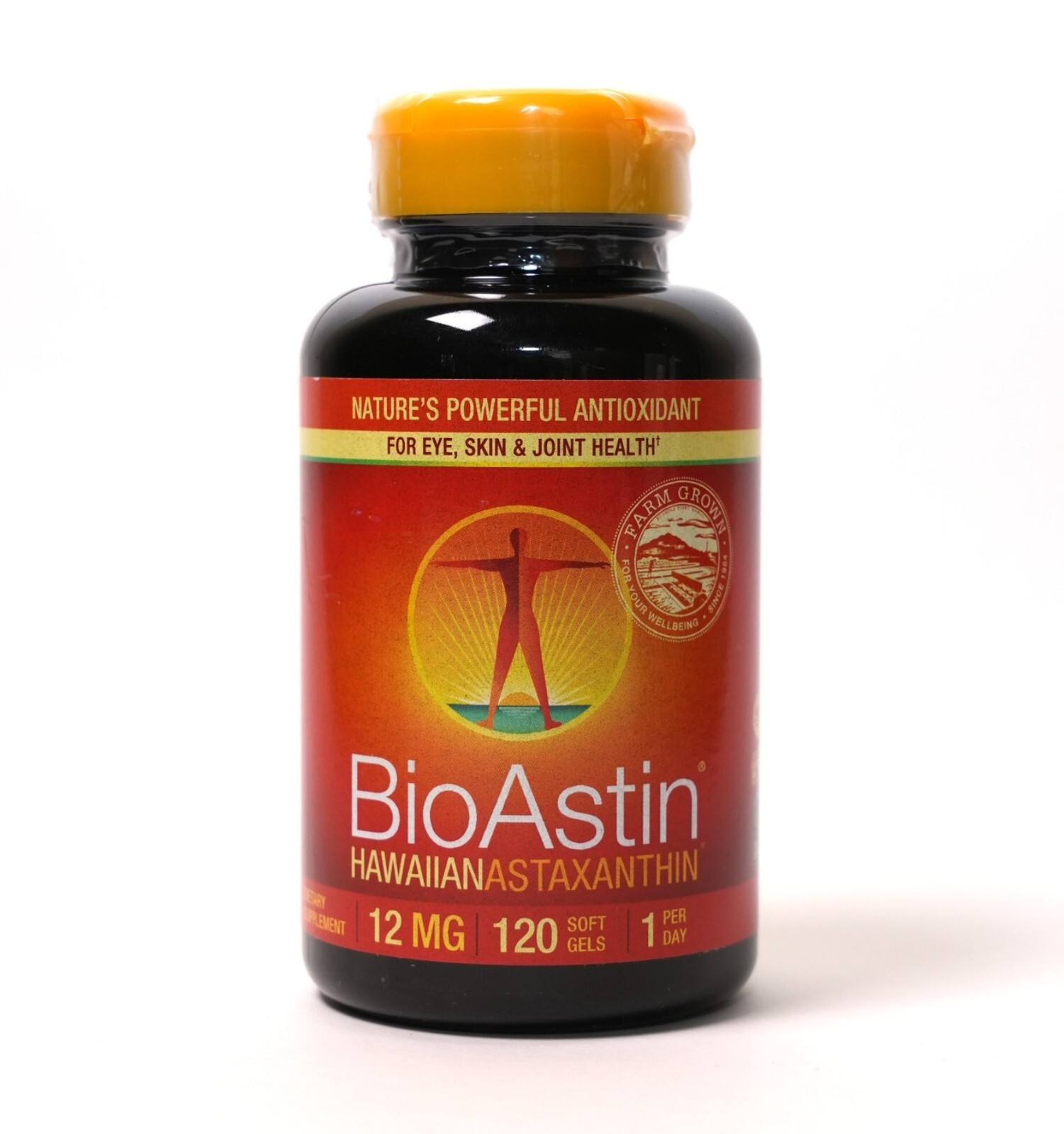 BioAstin Pure Natural Hawaiian Astaxanthin 12 mg., 120 Gel Caps Ex 01/2028 BioAstin Pure Natural Hawaiian Astaxanthin 12 mg., 120 Gel Caps Ex 01/2028