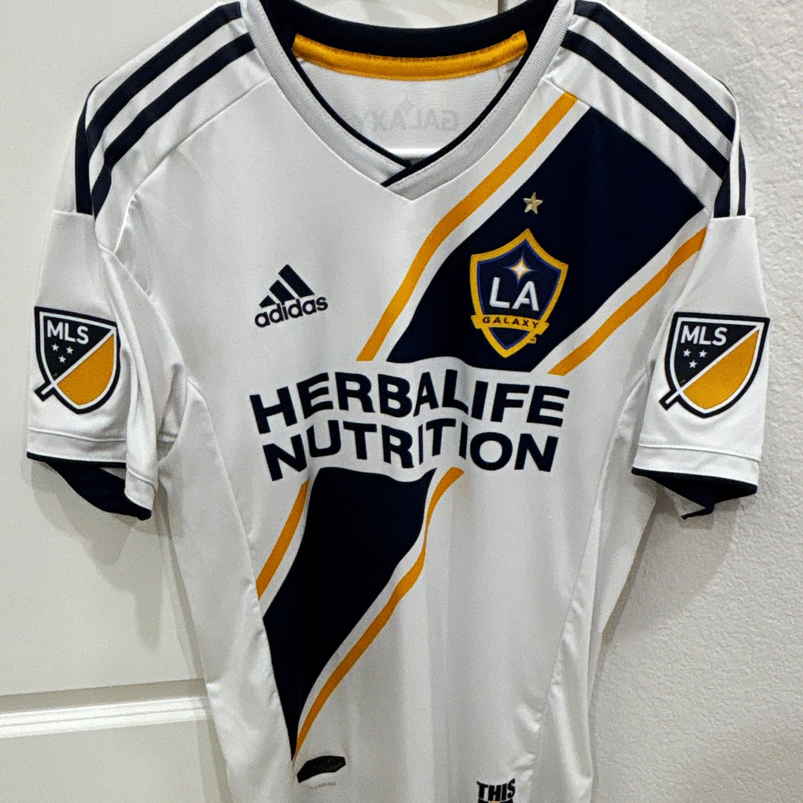 Adidas LA Galaxy 2018 Zlatan Ibrahimovic #9 MLS Authentic SMALL Soccer Jersey