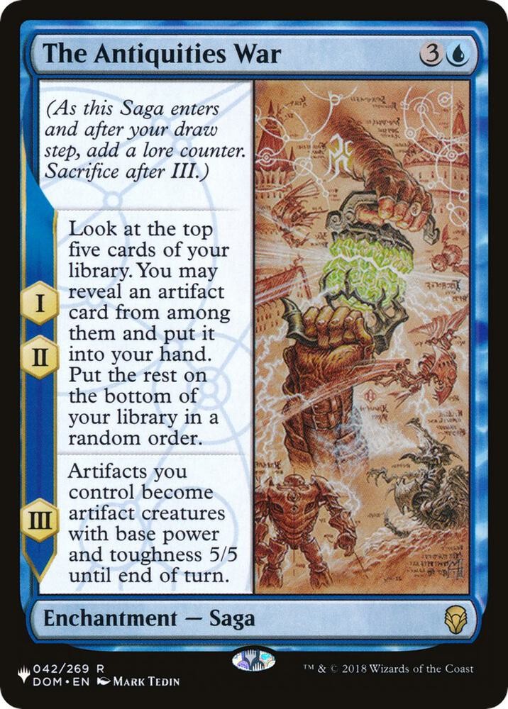 The Antiquities War 042/269 Rare The List Reprints Magic: The Gathering NM
