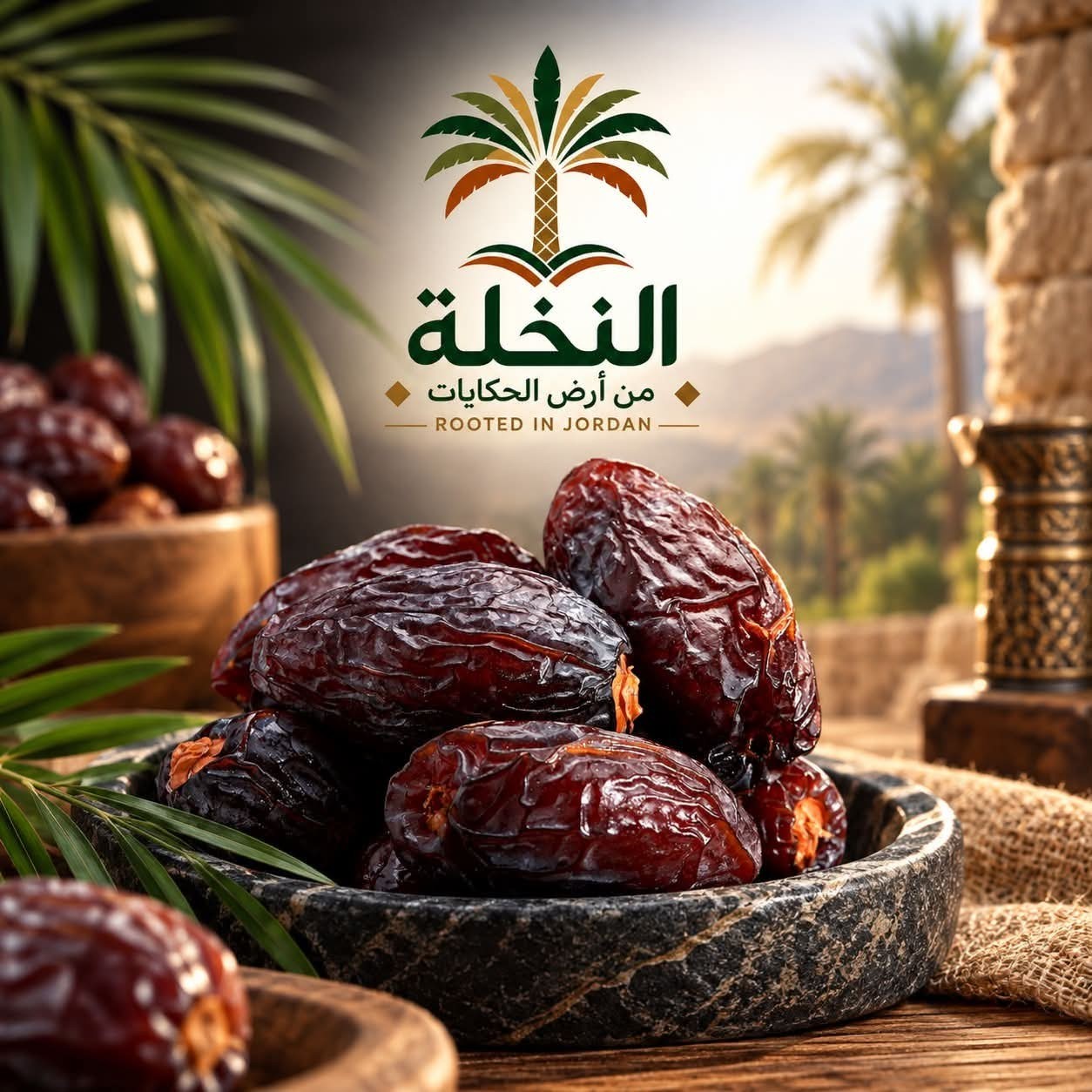 Authentic Jordanian Medjool Dates - Al-Nakhlah - Premium Quality (2 kg) Authentic Jordanian Medjool Dates - Al-Nakhlah - Premium Quality (2 kg)