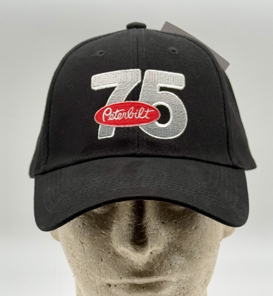Peterbilt 75th Anniversary Embroidered Official Merchandise Cap Adjustable - NWT Peterbilt 75th Anniversary Embroidered Official Merchandise Cap Adjustable - NWT