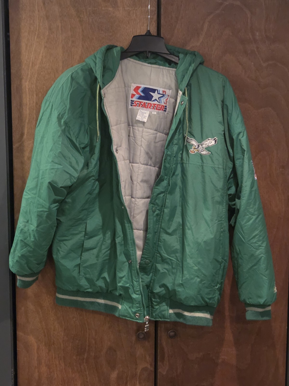 Starter Philadelphia Eagles Green Vintage Jacket Size XL