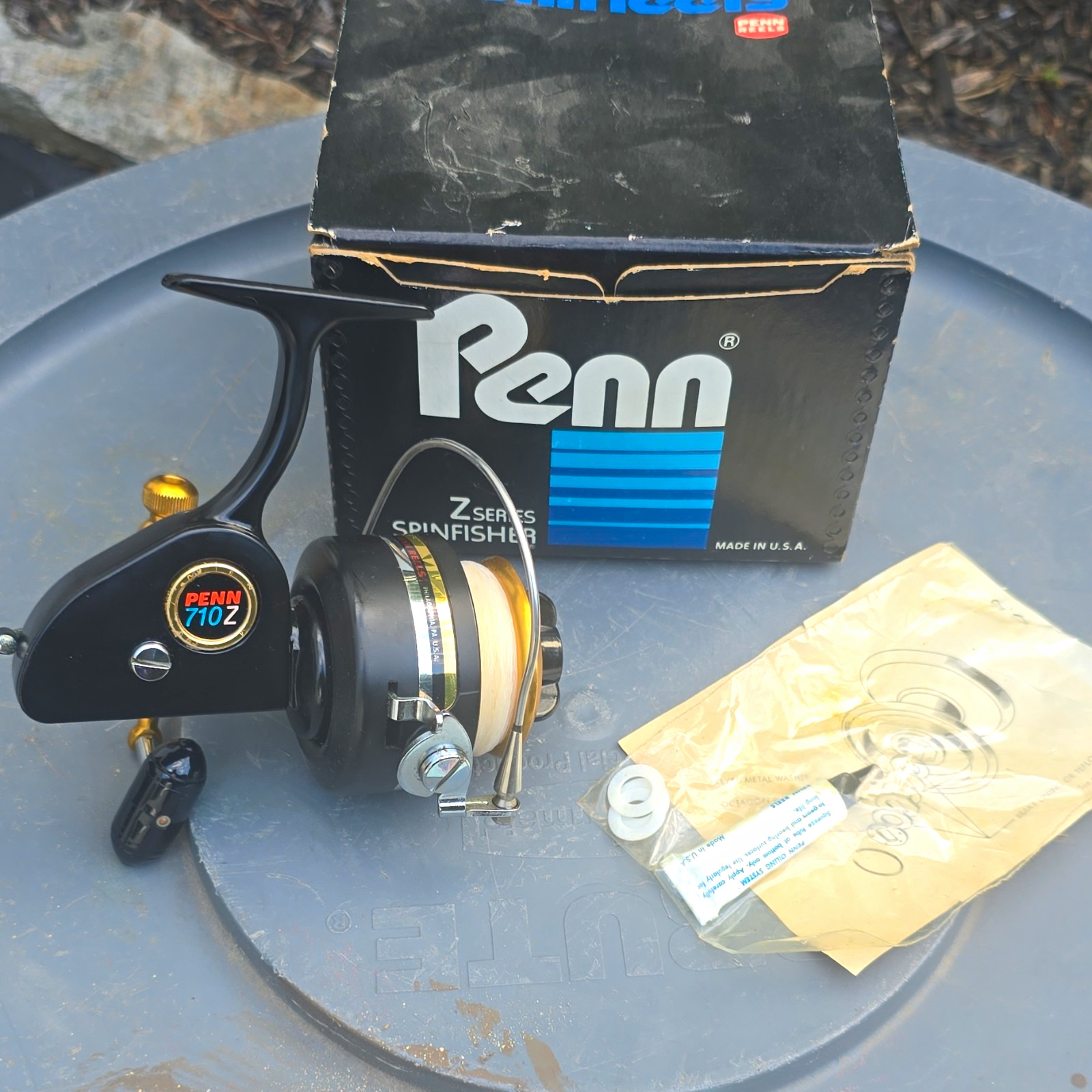 Penn Spinfisher 710Z Vintage Spinning Reel 3.6:1 Right-Hand Pre-Spooled
