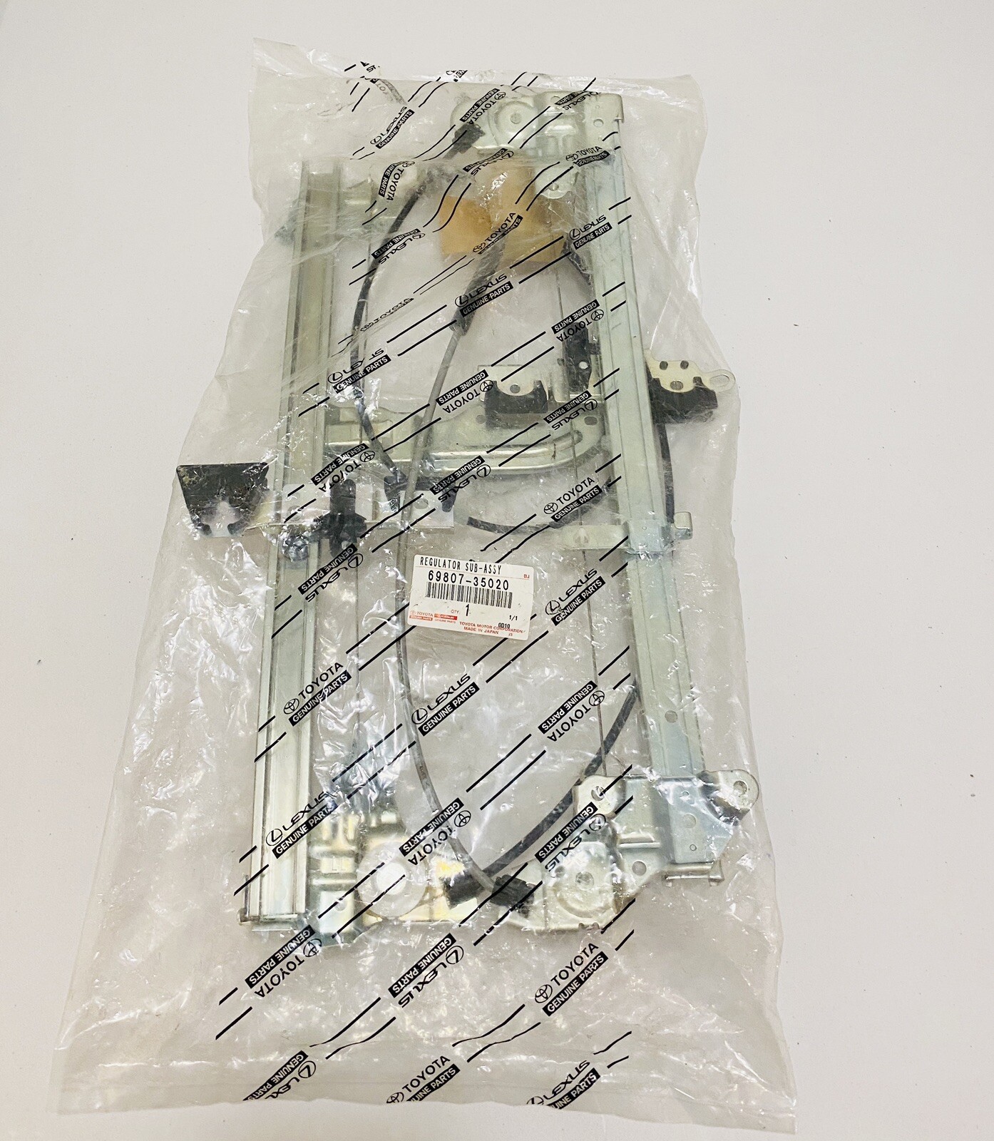 GENUINE TOYOTA 03-09  4RUNNER TAILGATE POWER WINDOW REGULATOR REAR