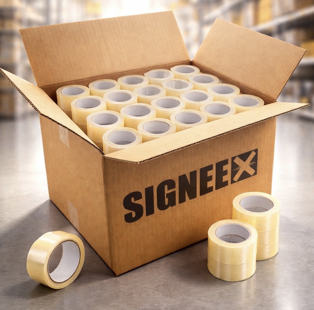 36 Rolls Shipping Packaging Box Packing Sealing Tape 2 mil 1.8