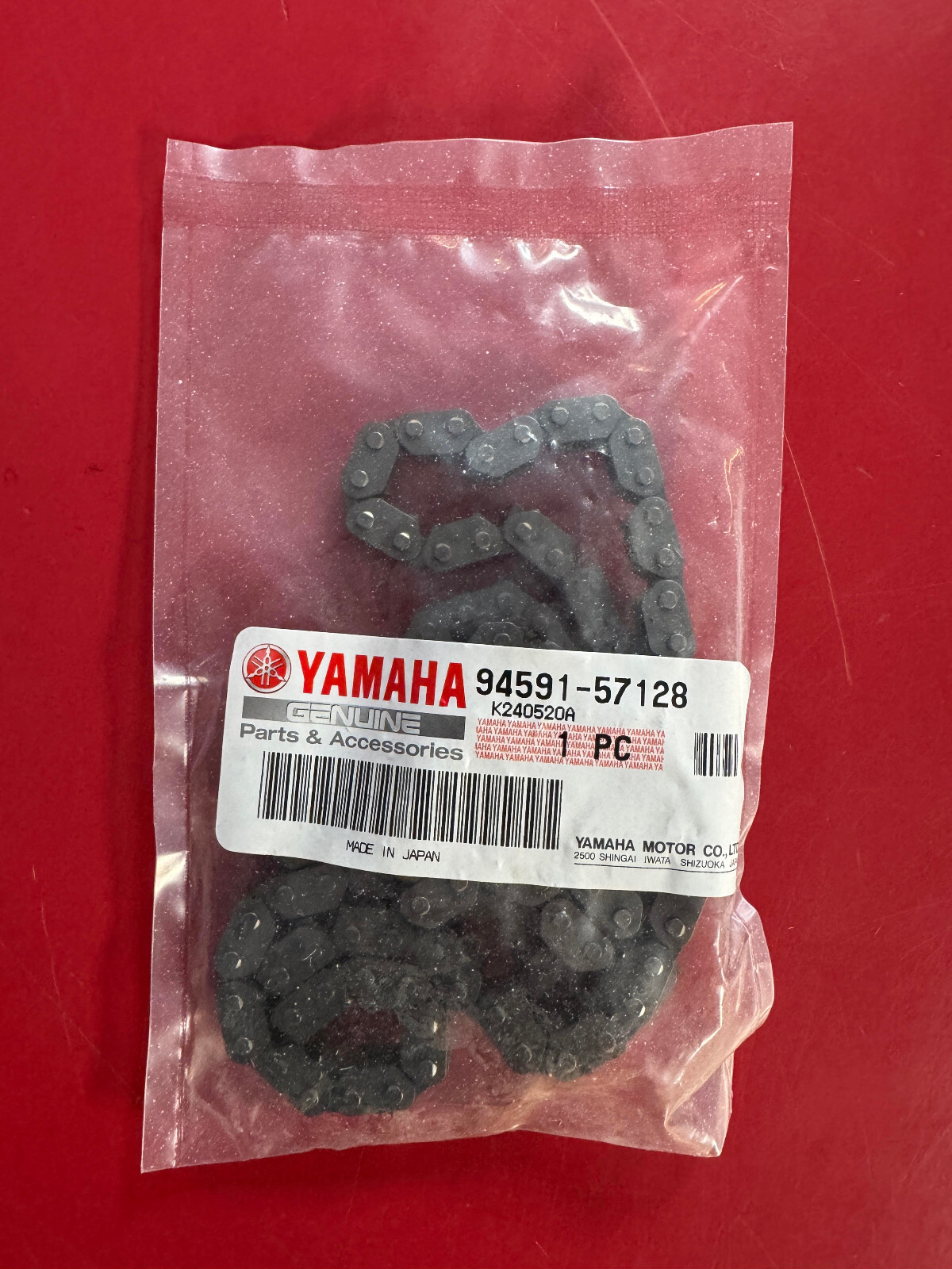 Yamaha OEM Authentic Chain 94591-57128-00 OEM New - Fast Shipping