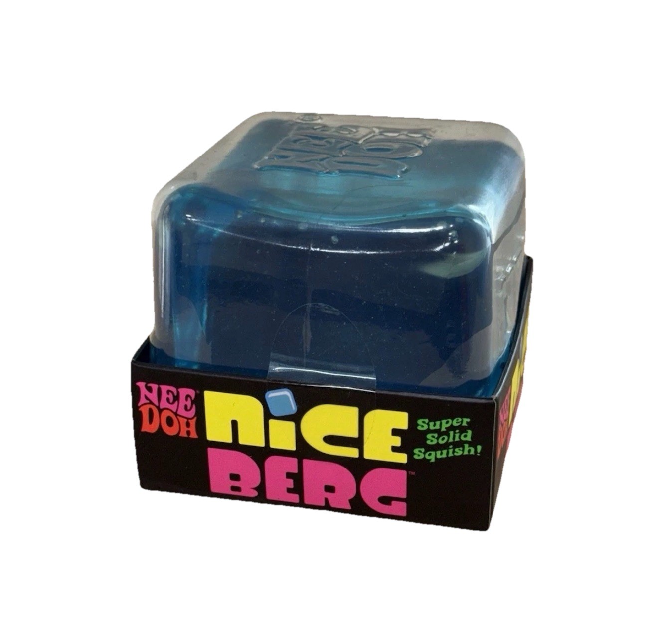 NeeDoh Nice Berg - Giant NeeDoh Nice Cube - (Blue) AUTHENTIC Fast Ship In Hand