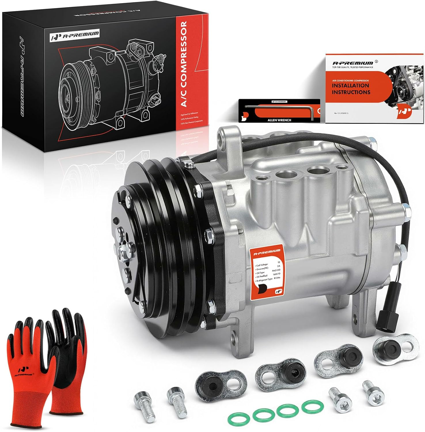 AC Compressor w/ Clutch Dodge Dakota B150 B250 B350 D150 D250 Ramcharger W100 AC Compressor w/ Clutch Dodge Dakota B150 B250 B350 D150 D250 Ramcharger W100