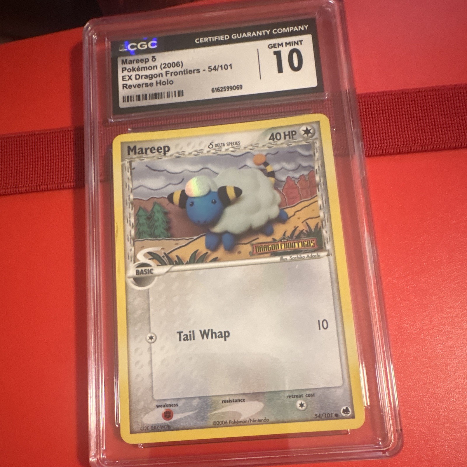 The Pokémon Company Mareep Delta Species 54/101 Dragon Frontiers RH CGC 10 PSA The Pokémon Company Mareep Delta Species 54/101 Dragon Frontiers RH CGC 10 PSA