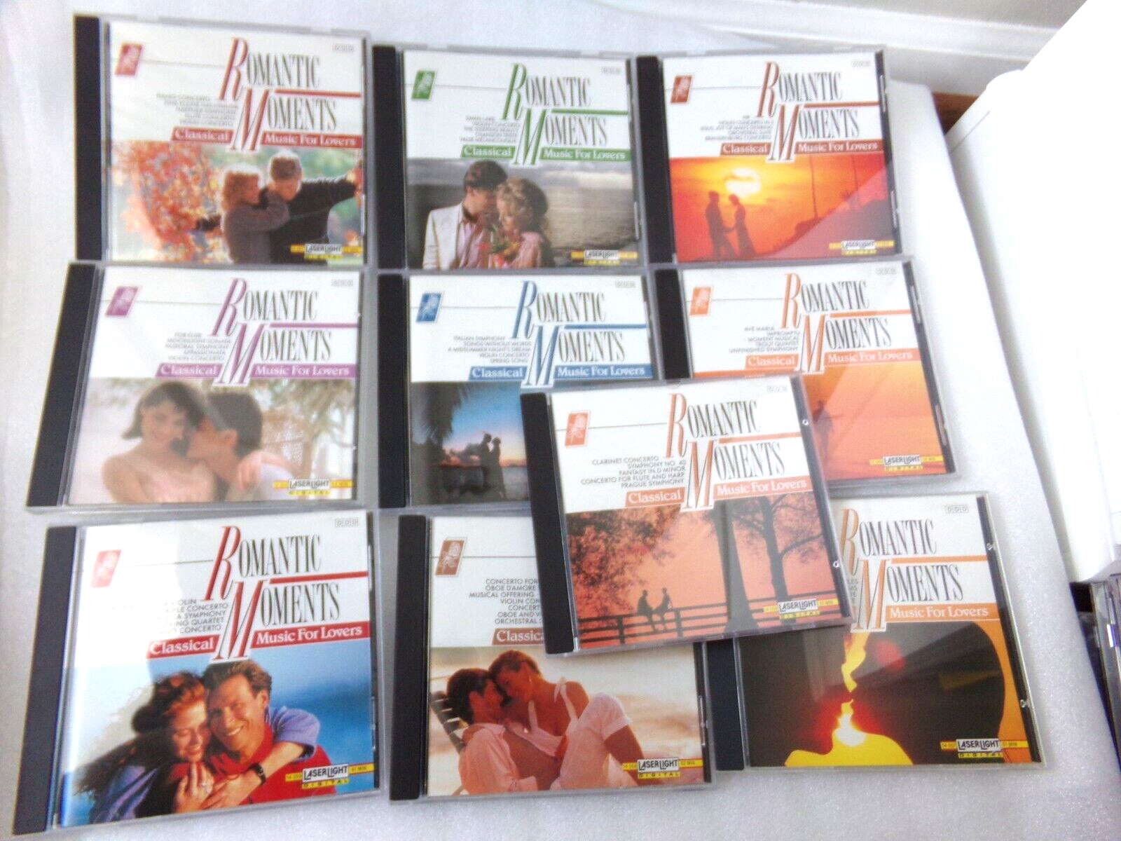 Classical Music for Lovers Lot 10 CDs Beethoven Schubert Tchaikovsky Mozart Bach