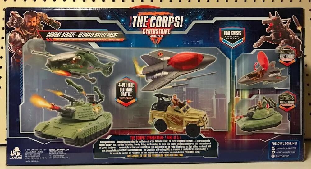 Lanard The Corps Combat Strike Battle 4 -VEHICLE ULTIMATE BATTLE PACK