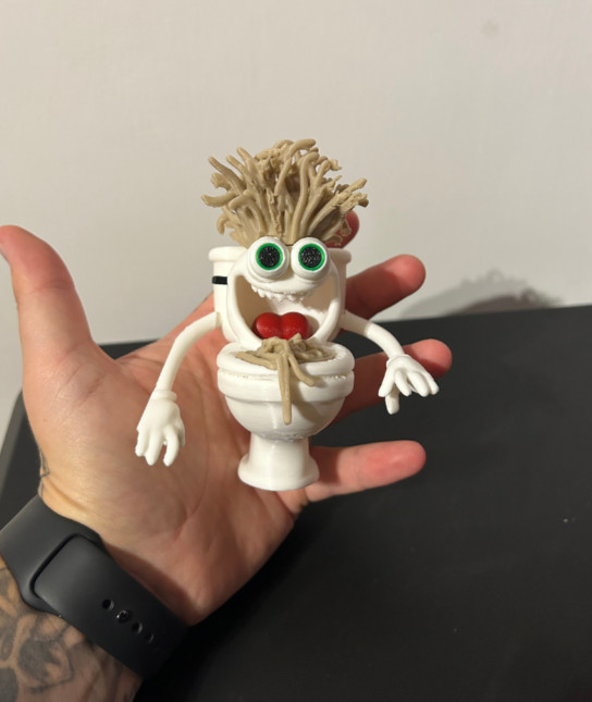 Italian Brainrot Spaghetti tualetti – Limited Edition Physical Figure Toy Meme Italian Brainrot Spaghetti tualetti – Limited Edition Physical Figure Toy Meme