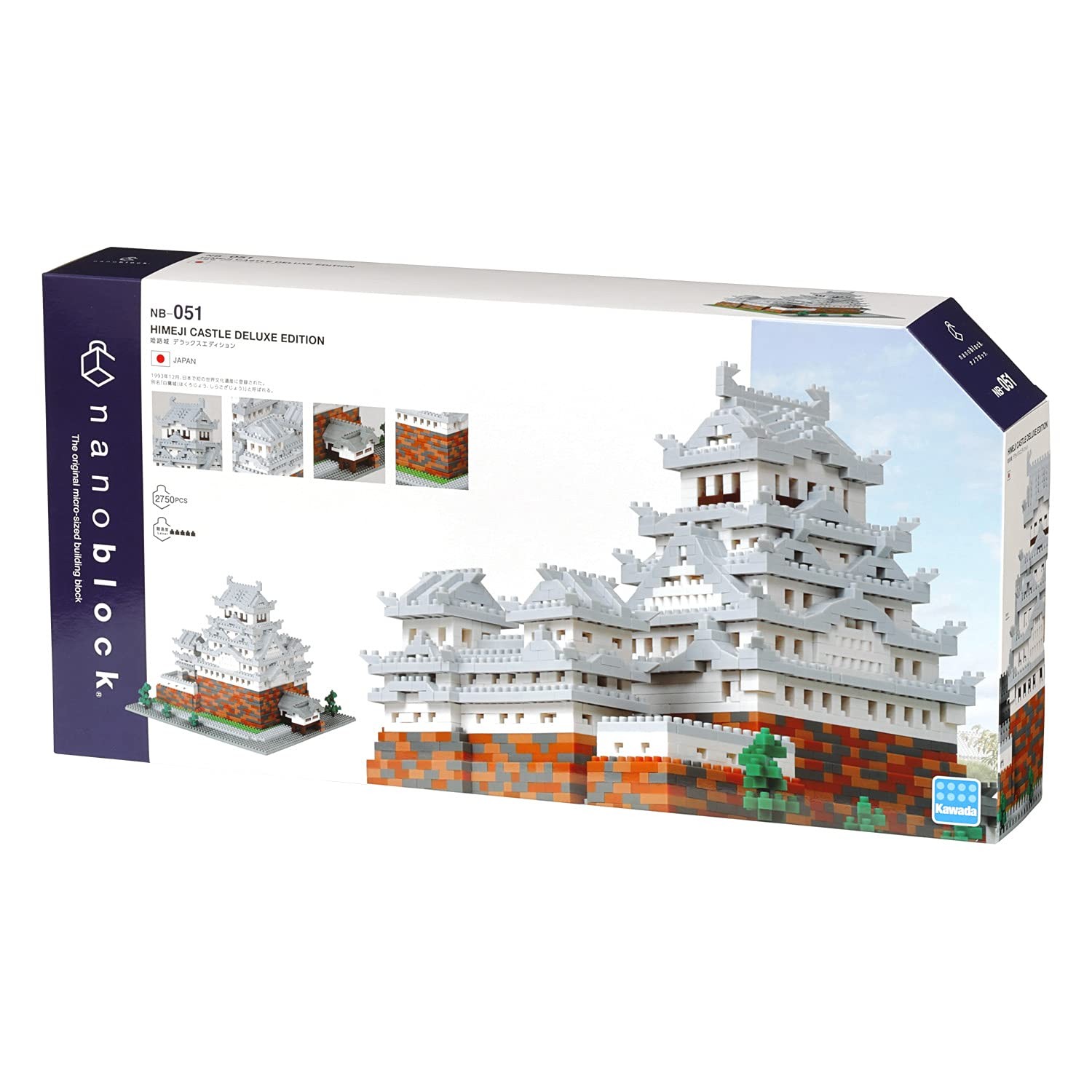 Kawada Nanoblock Himeji Castle Deluxe Edition NB-051