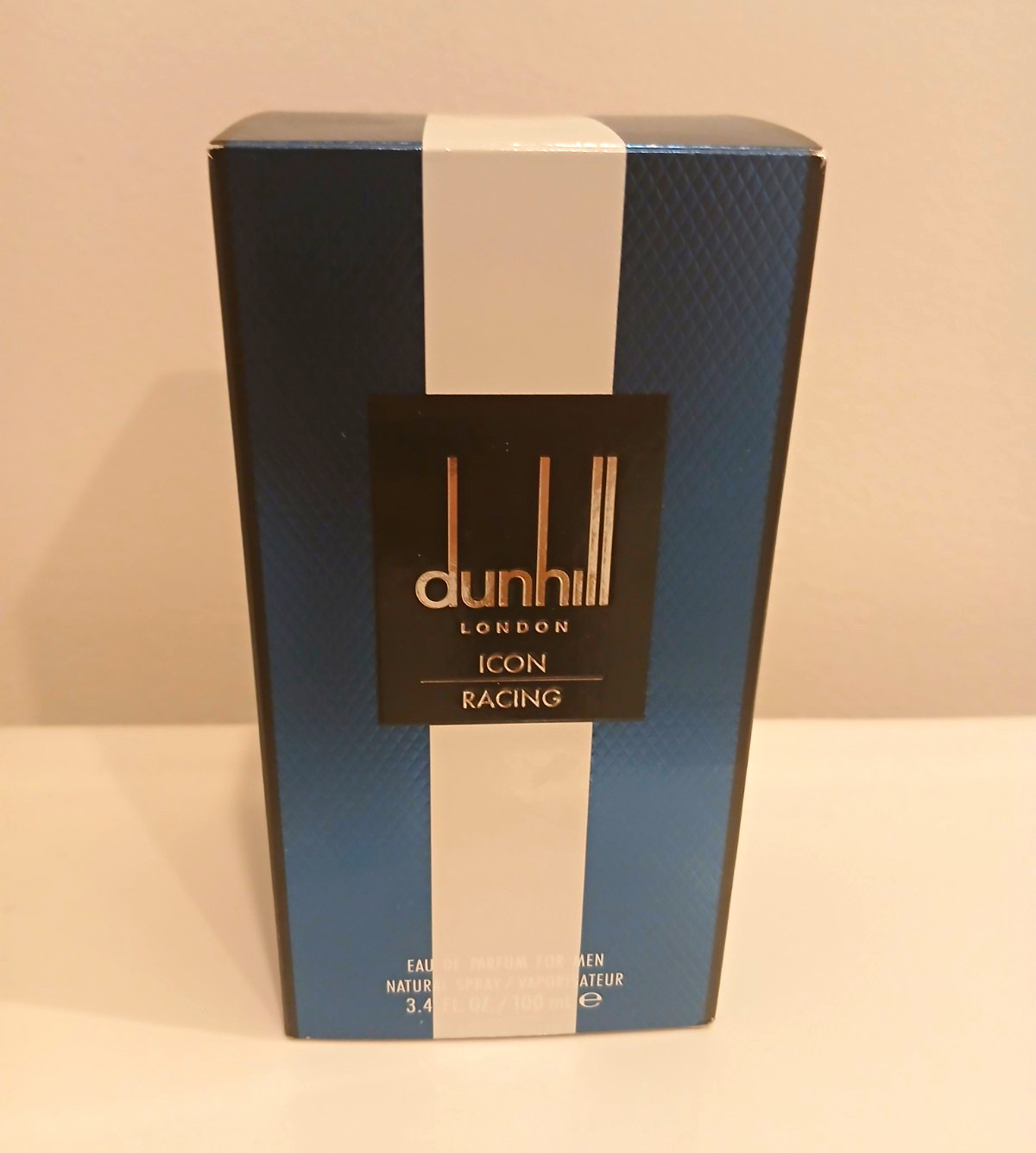 dunhill Icon Racing Blue Eau de Parfum Spray, 3.4 fl oz, Regular Size dunhill Icon Racing Blue Eau de Parfum Spray, 3.4 fl oz, Regular Size