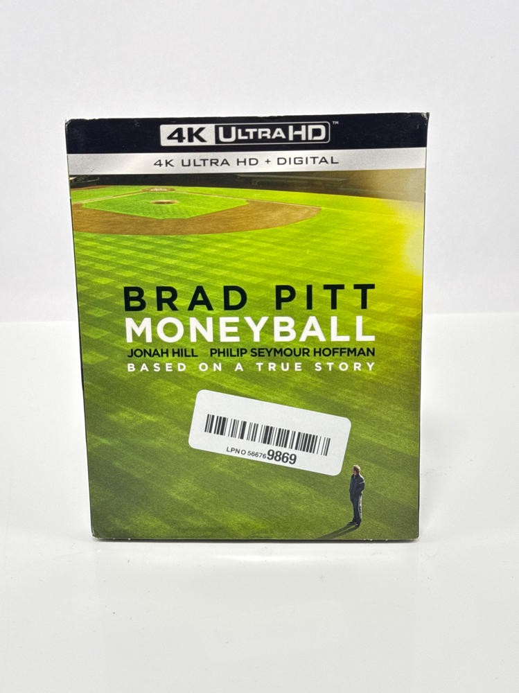 Moneyball 4K Ultra HD Blu-ray Brad Pitt Jonah Hill Baseball Drama Film