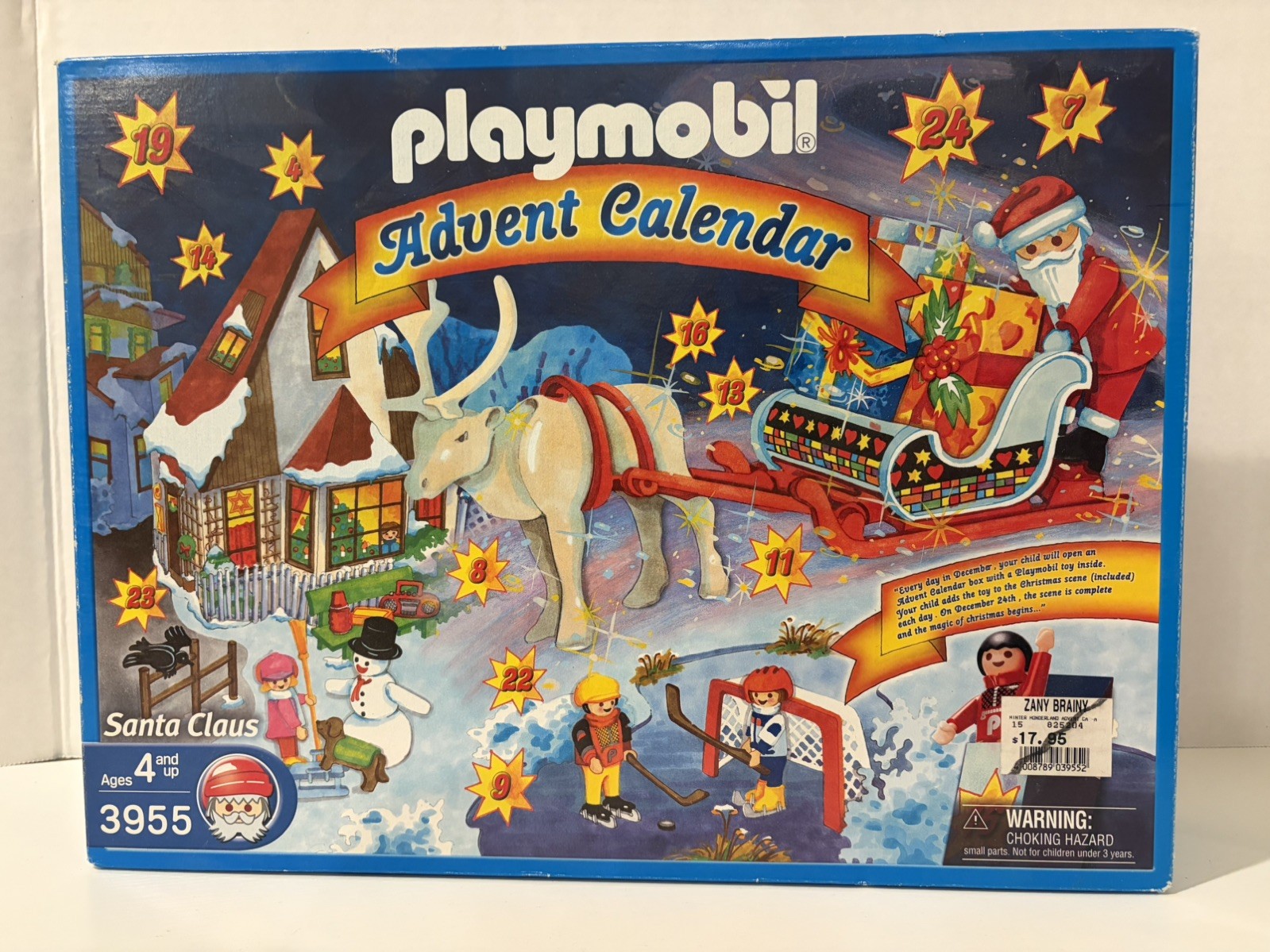 Playmobil Christmas Advent Calendar Play Set 3955 - NEW Sealed