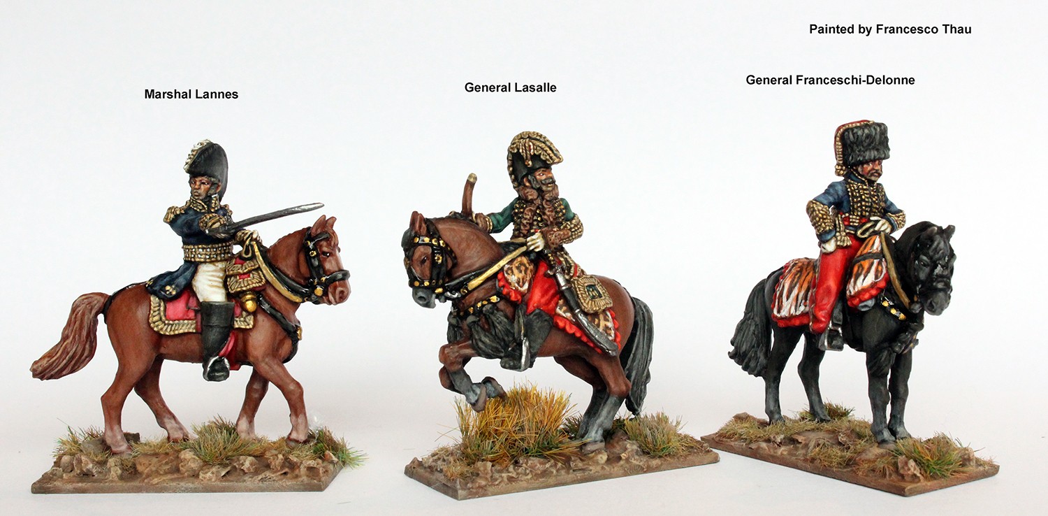 28mm Napoleonic French Marshal and Cavalry Commanders Perry Miniatures Metal