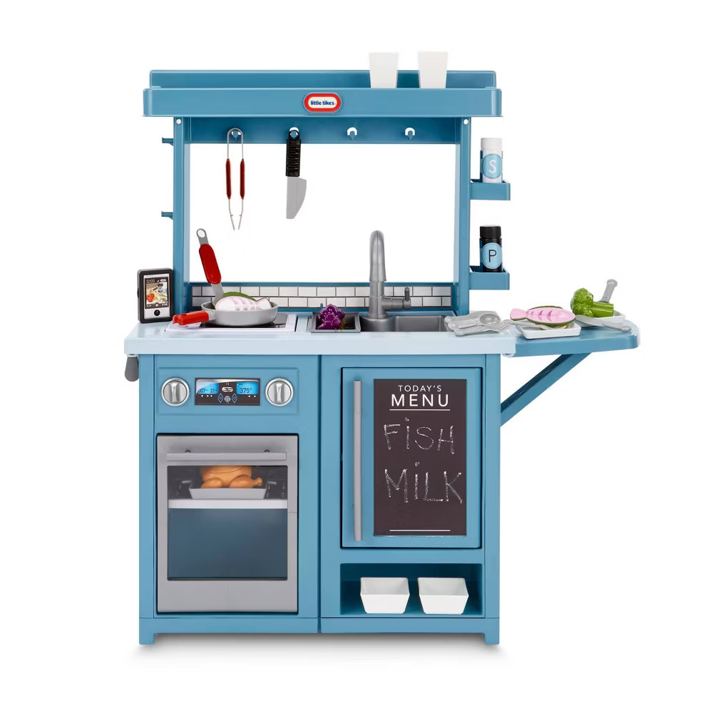 Little Tikes First Prep Kitchen Realistic Pretend Play Kitchen with Over 25