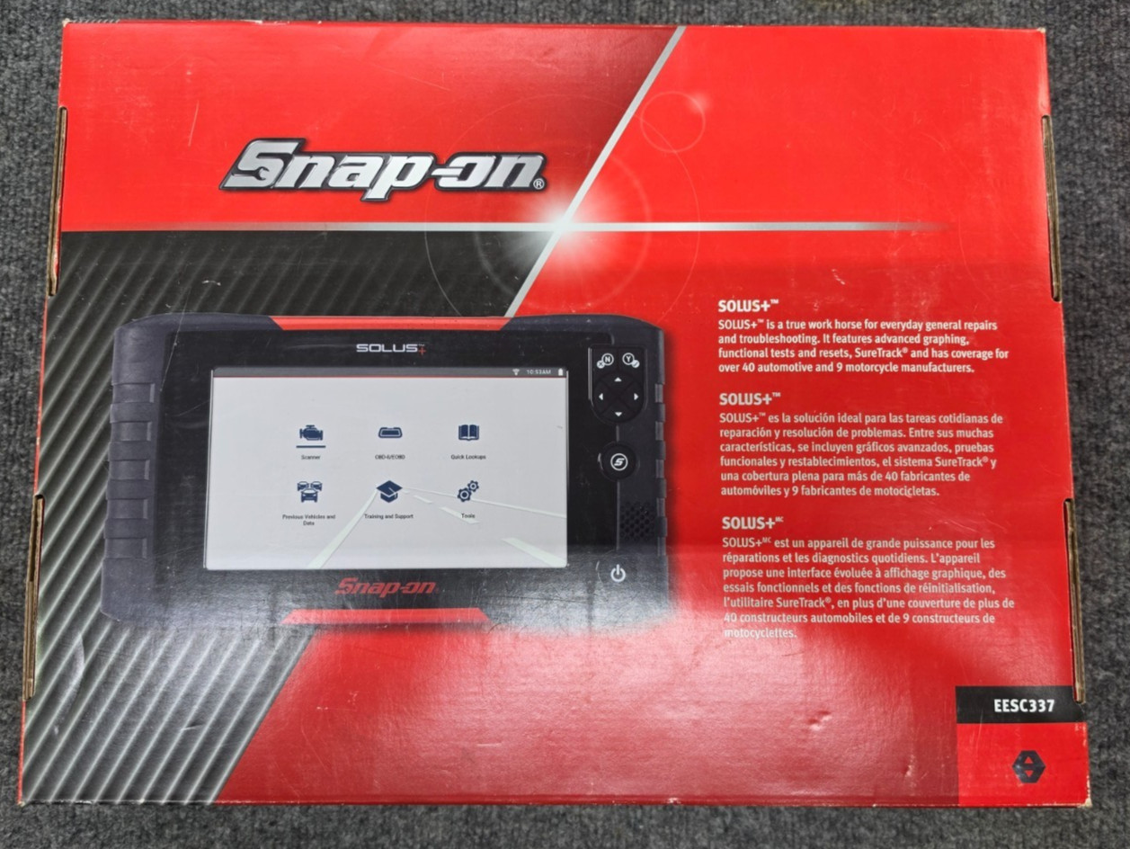 Snap-on Solus+ Plus Full-Function Automotive Scan Tool 25.2.0 EESC337 