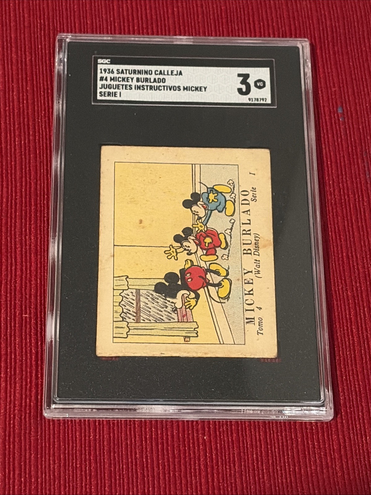 1936 Disney Mickey Burlado Saturnino Calleja Juguettes Mickey Instructivos SGC 3 1936 Disney Mickey Burlado Saturnino Calleja Juguettes Mickey Instructivos SGC 3