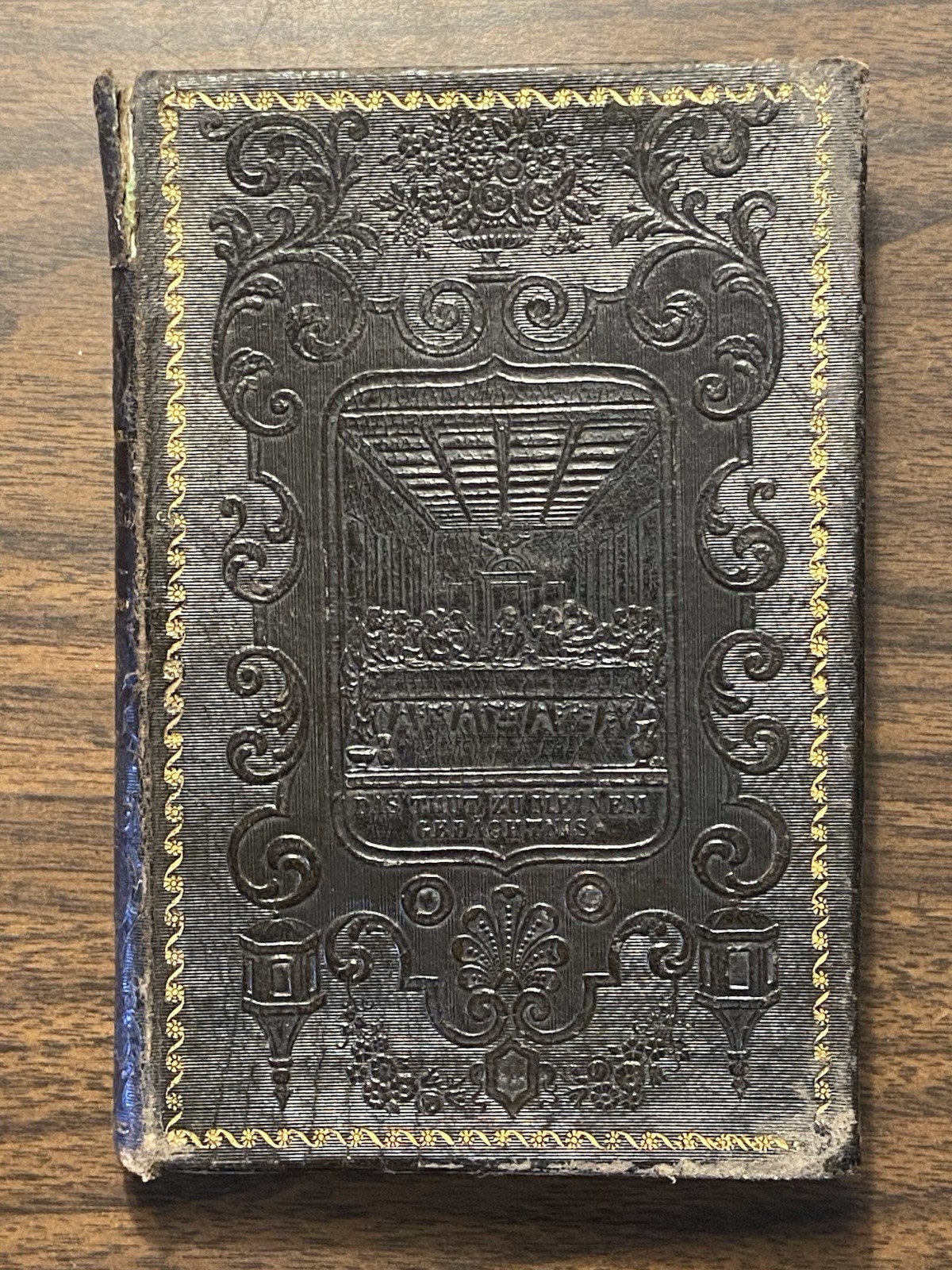 Gefangbuch 1851 Bible Christian German Language Hardcover Book with Dust Jacket
