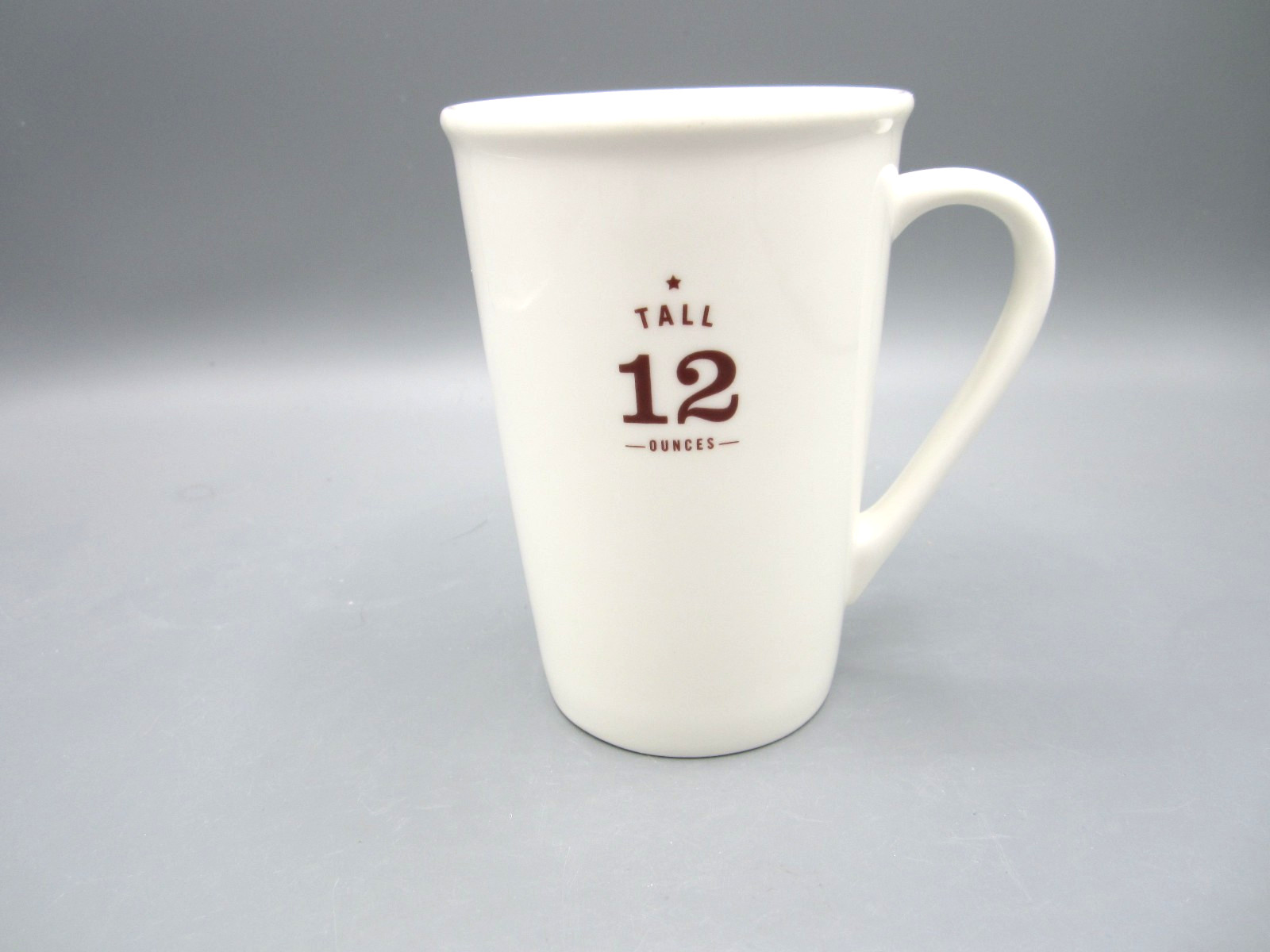 Starbucks White All Around Tall Logo on Bottom Tea Coffee Mug 12 oz 2010 (29)