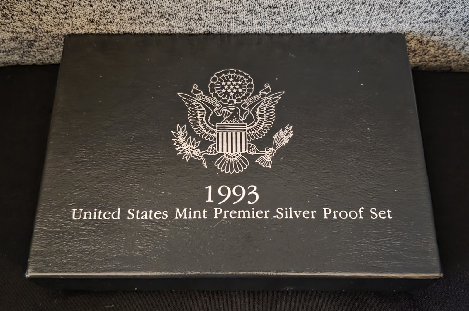 1993 S U.S Mint Premier Silver Proof Set - COA & Box 1993 S U.S Mint Premier Silver Proof Set - COA & Box