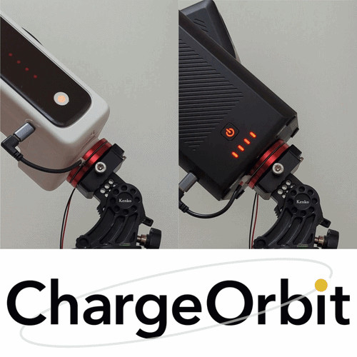 ChargeOrbit: Rotary Power Connector for Smart Telescope
