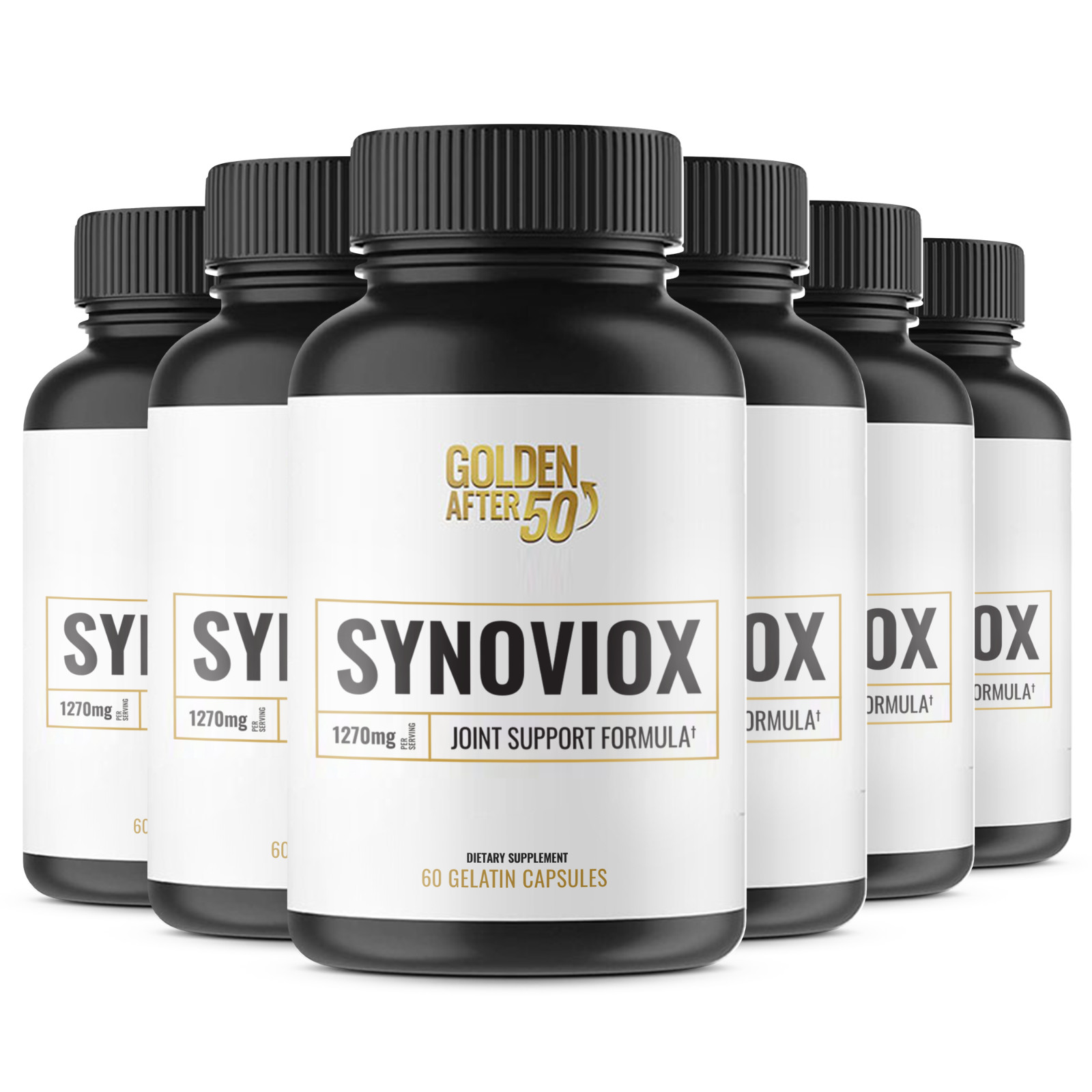 Golden After 50\'s Synoviox is a joint support formula. 6 Month Supply.