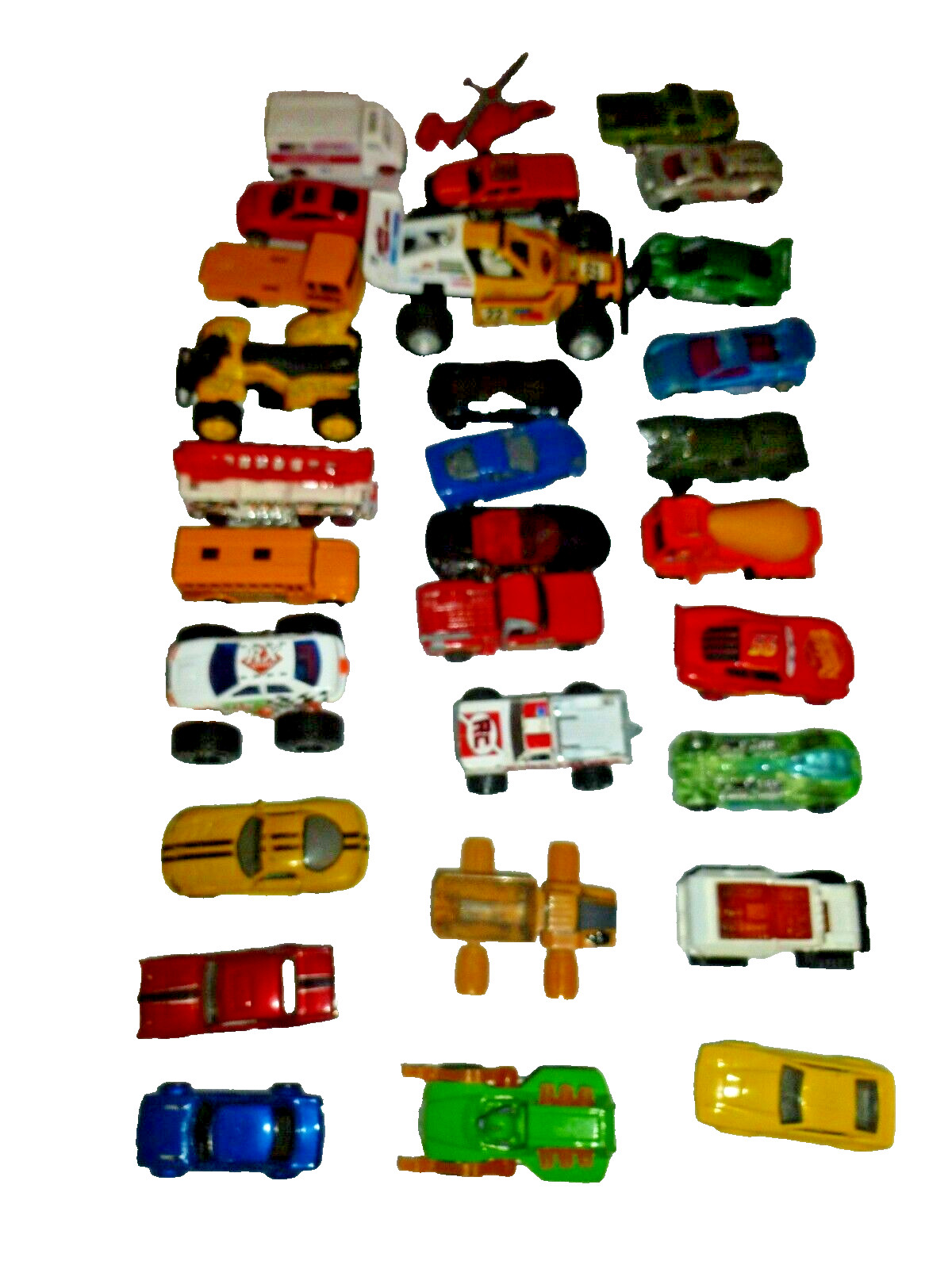 LOT OF 30 Loose 1/64 Diecast Used Action Hot Wheels Racing Champions Other Cars LOT OF 30 Loose 1/64 Diecast Used Action Hot Wheels Racing Champions Other Cars