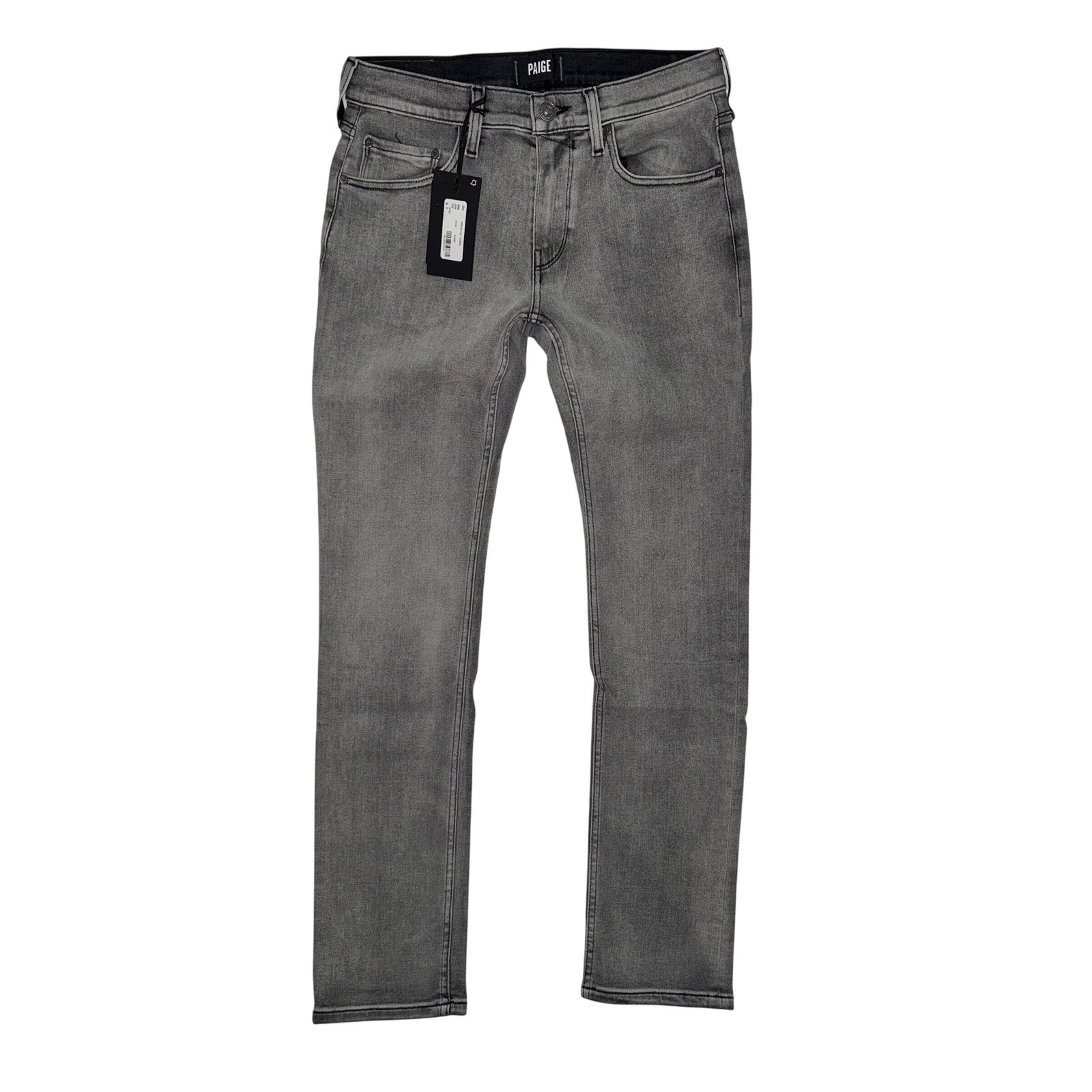 Paige Federal Slim Straight Jeans Gaines Grey Transcend Vintage Mens 29 NWT