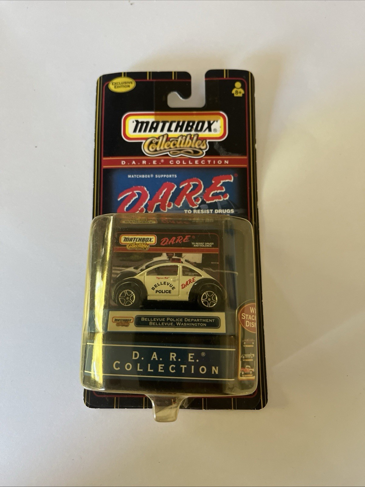 Matchbox DARE Collection Bellevue WA Police Department VW Beetle Vtg Sealed 1999 Matchbox DARE Collection Bellevue WA Police Department VW Beetle Vtg Sealed 1999